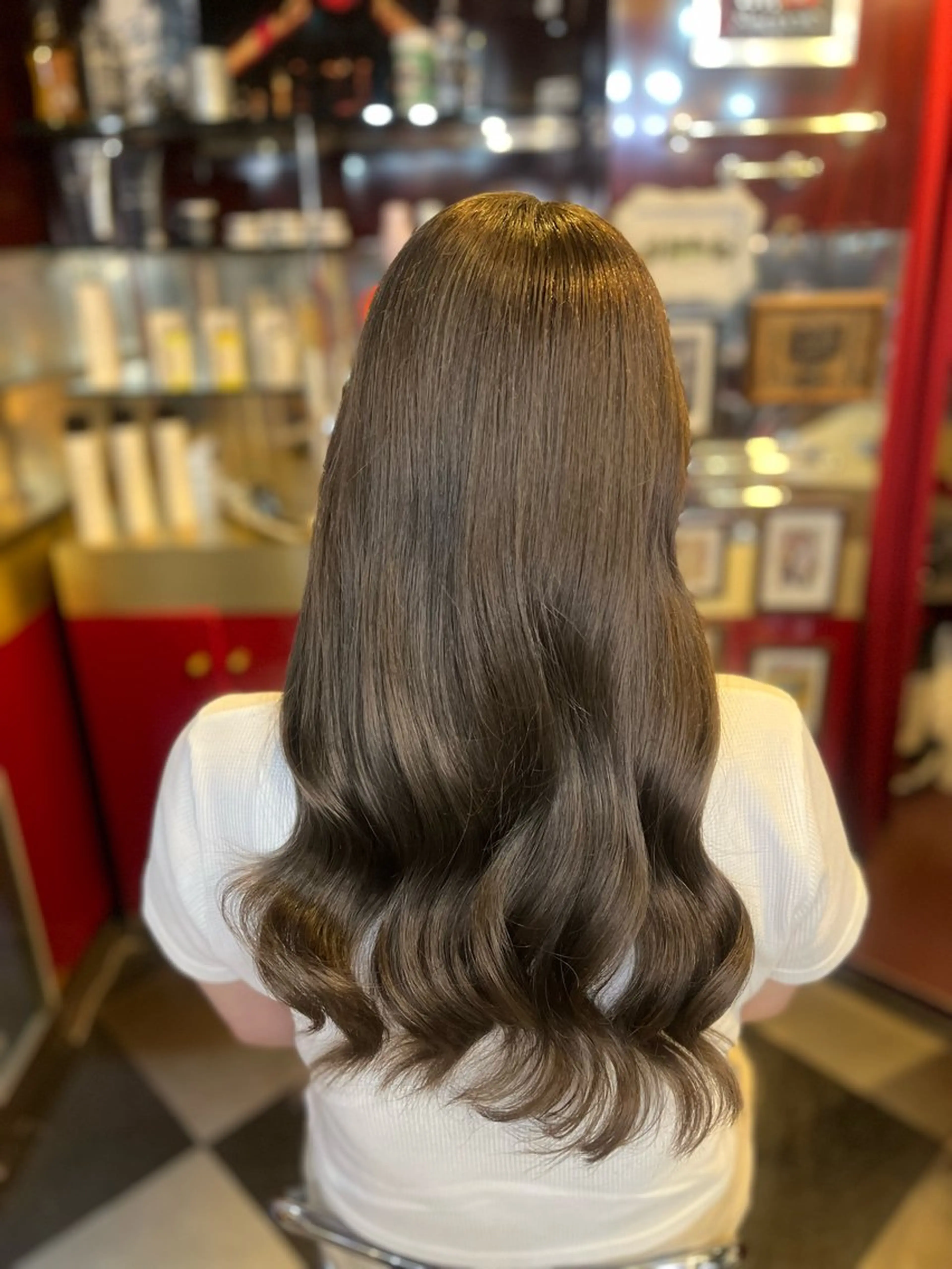 ロング アッシュ ヘアカラー デザインカラー/ コーンロウのヘアスタイル