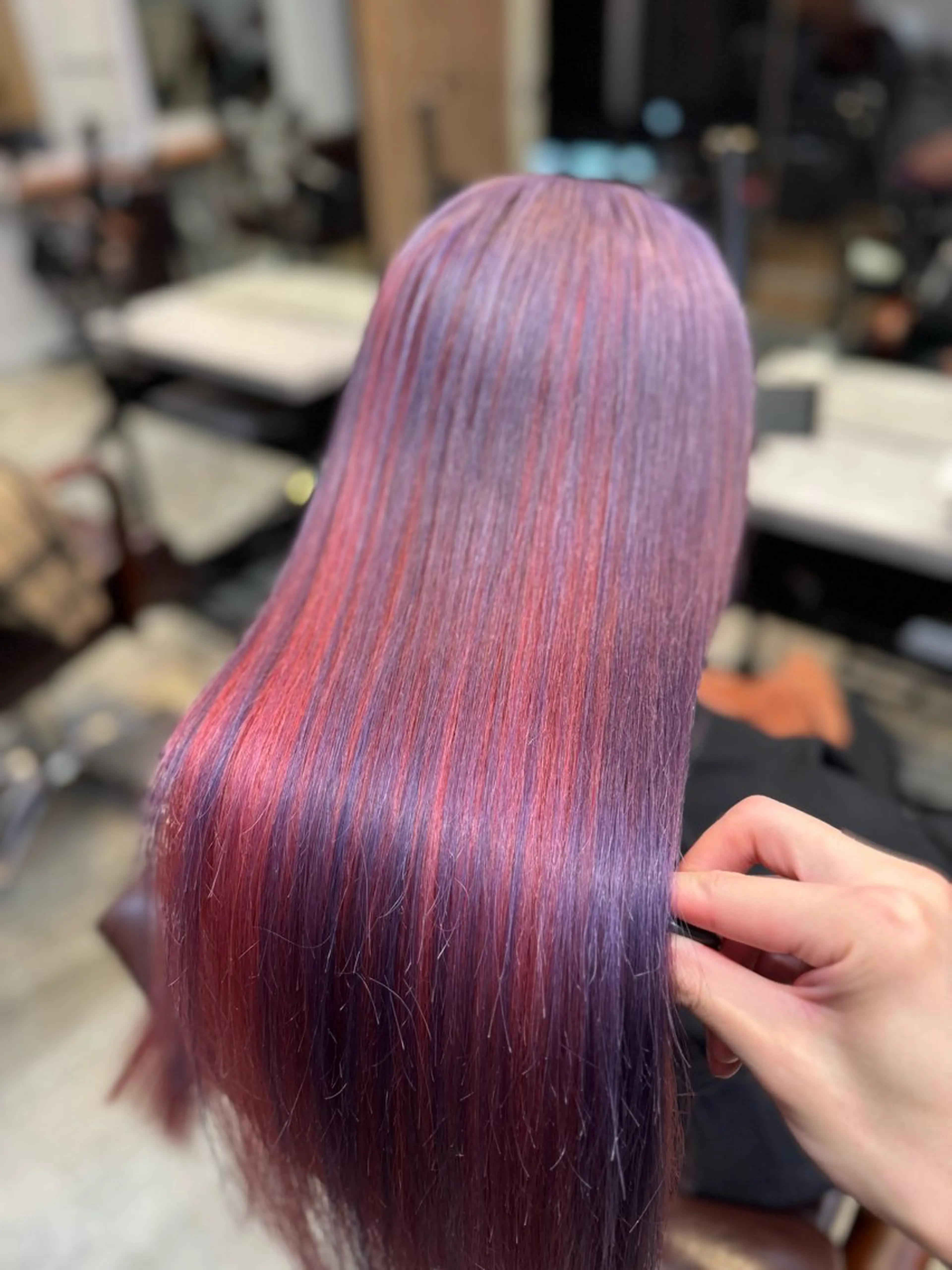 ロング カット ヘアカラー トリートメント ブリーチ縮毛矯正 💎TAICHIのヘアスタイル