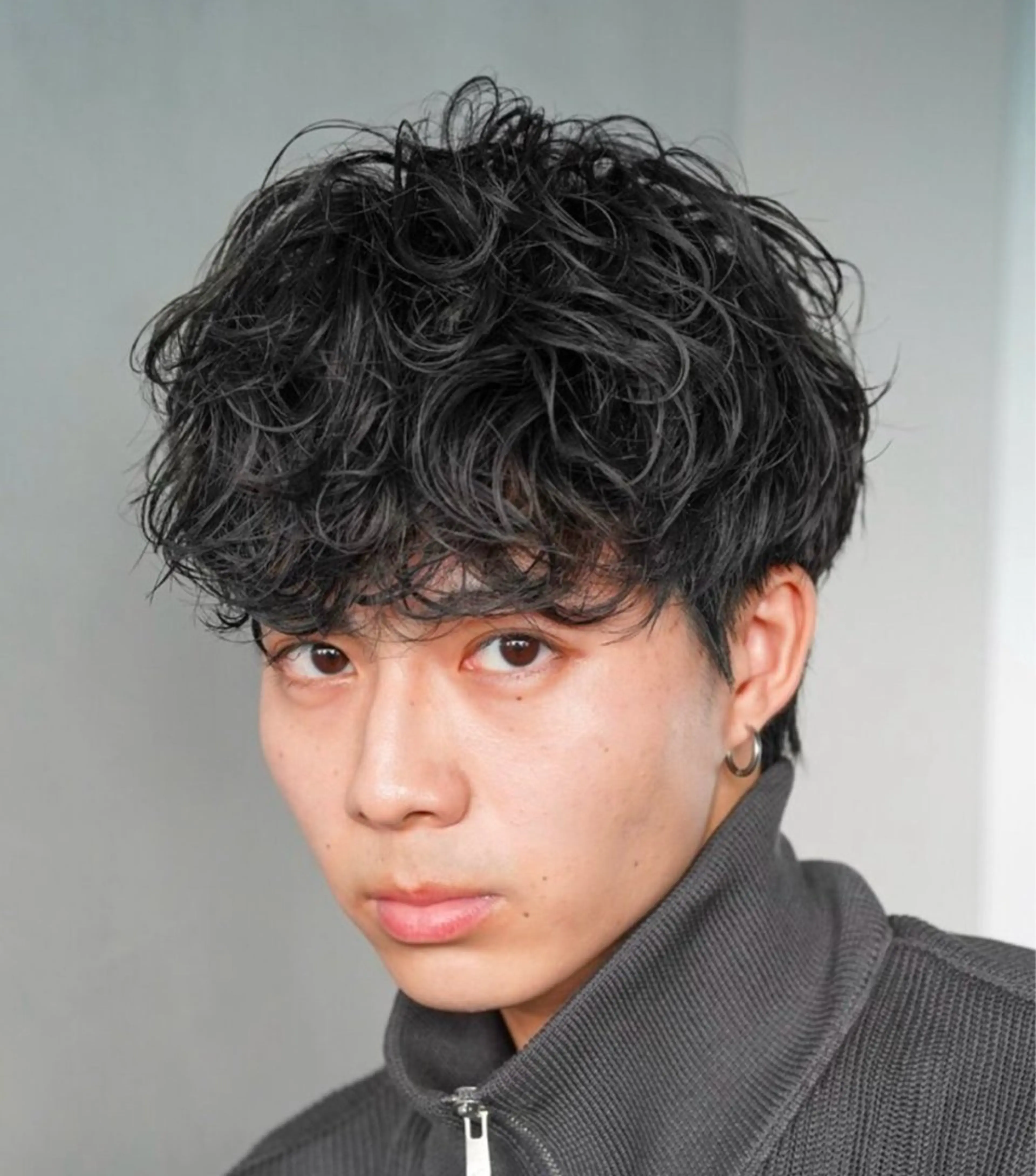 パーマ メンズ メンズパーマ スパイラルパーマ カット パーマ 湯浅禅也/メンズ パーマ/メンズカラーのヘアスタイル