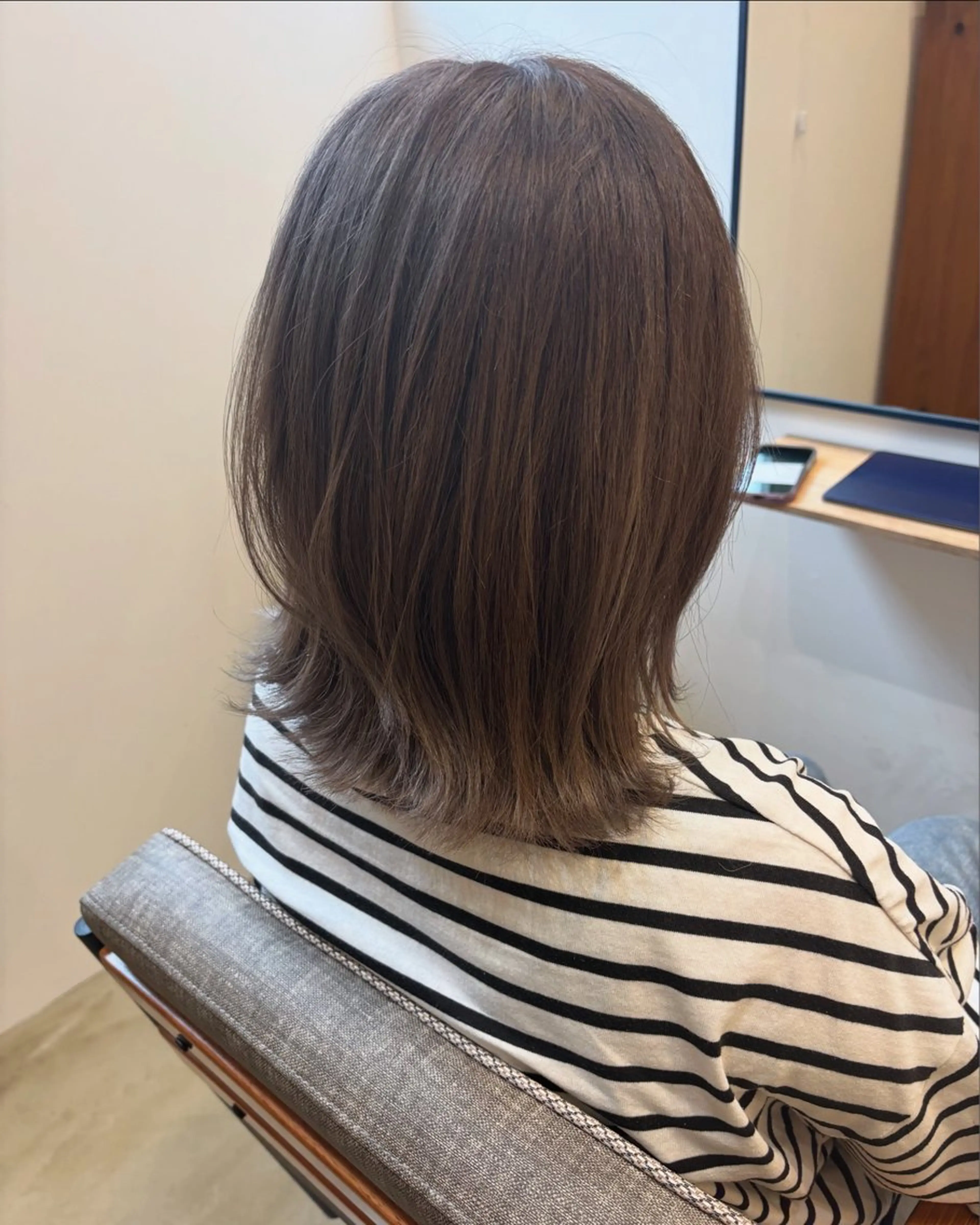 ミディアム カラー n1/4個室サロン/ 白髪ぼかし/MAMIのヘアスタイル