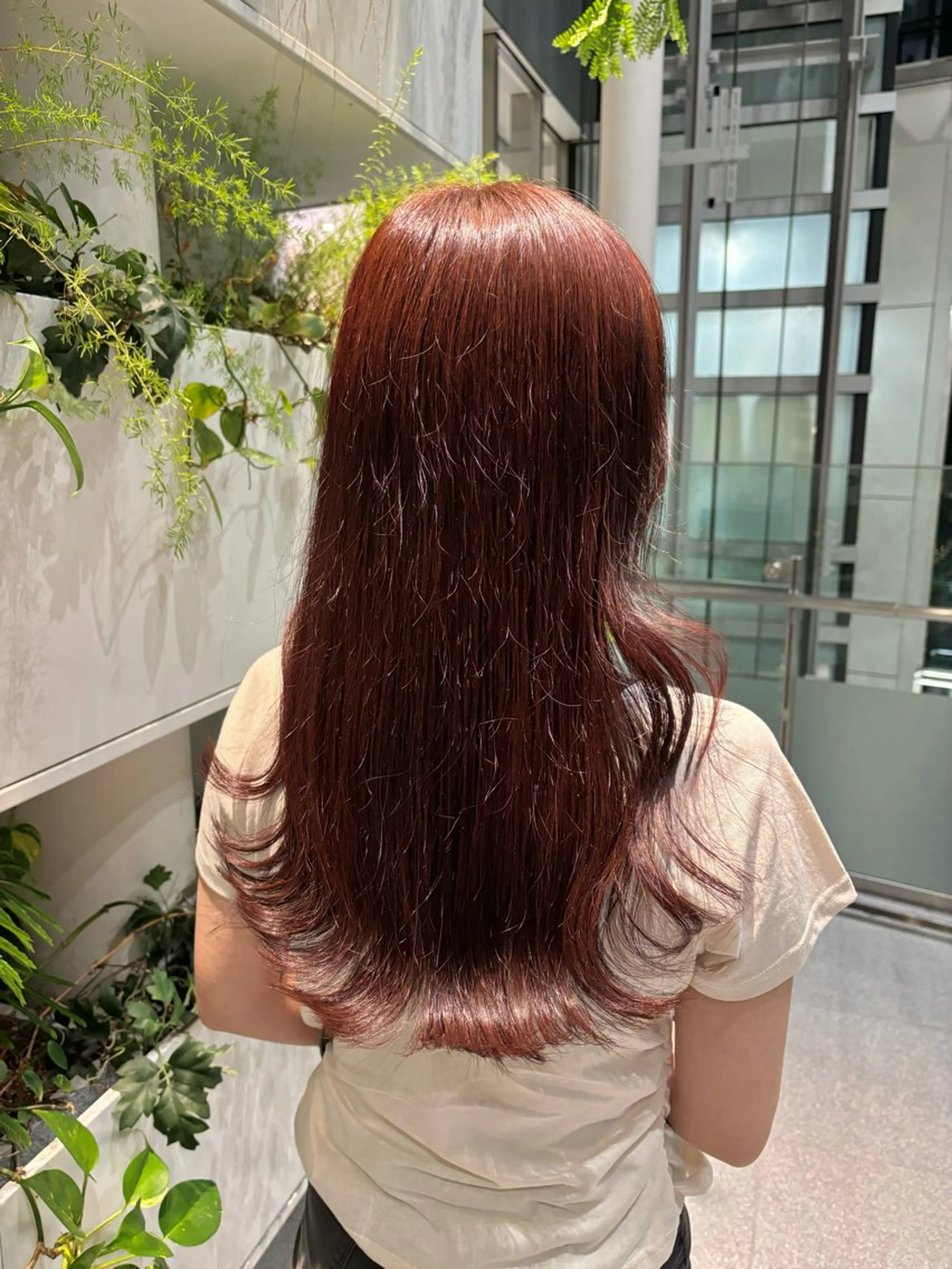 ロング カラー ヘアカラー トリートメント くさかみさき🌼暖色 /韓国風/オタク🌼のヘアスタイル