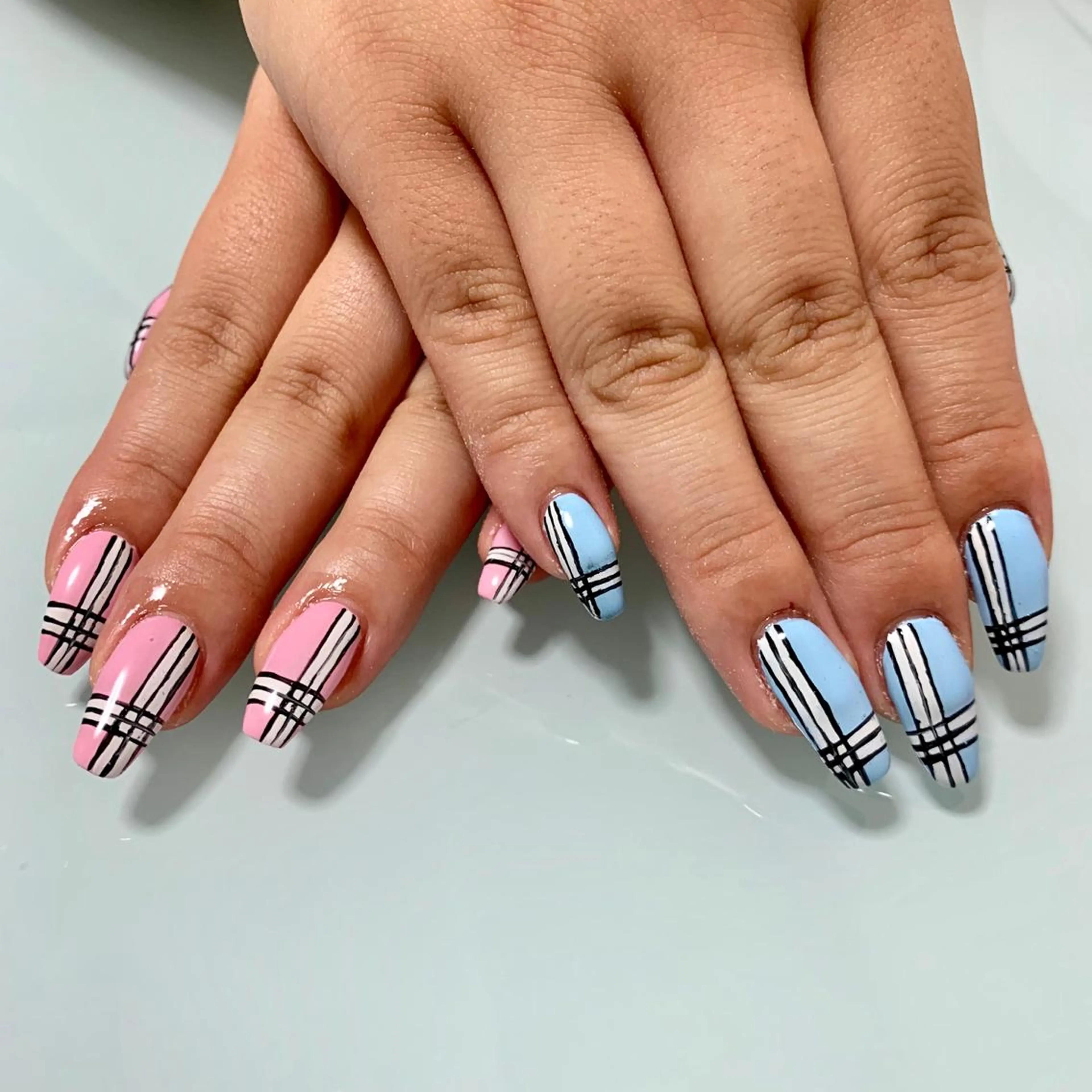 ネイル アートネイル 長さ出し 🦋CHARME (RUKA)🦋のネイルデザイン