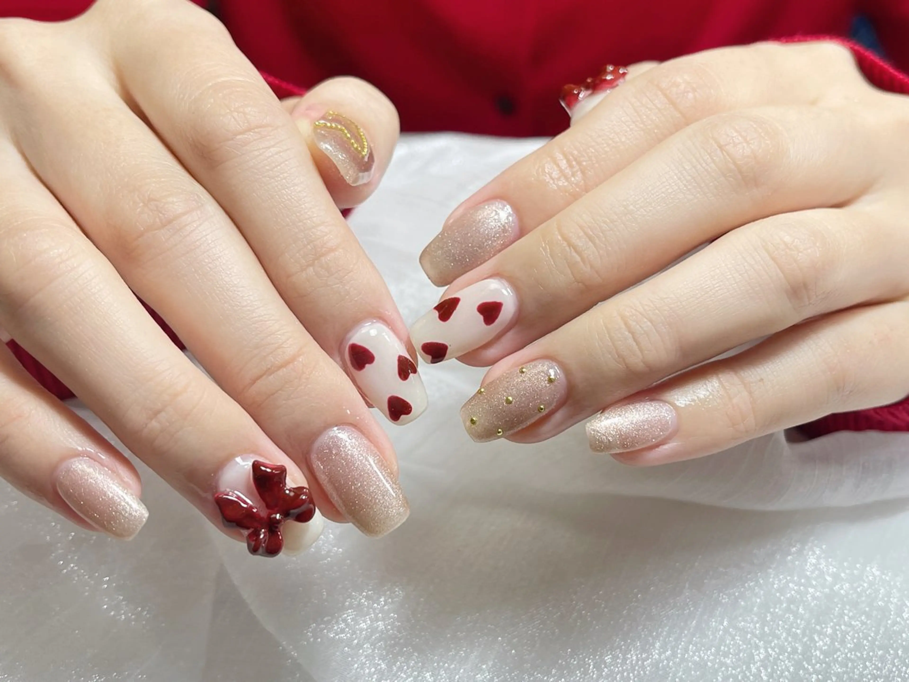ネイル ハンドネイル 🎀ネイルサロン エクラYUI🎀のネイルデザイン
