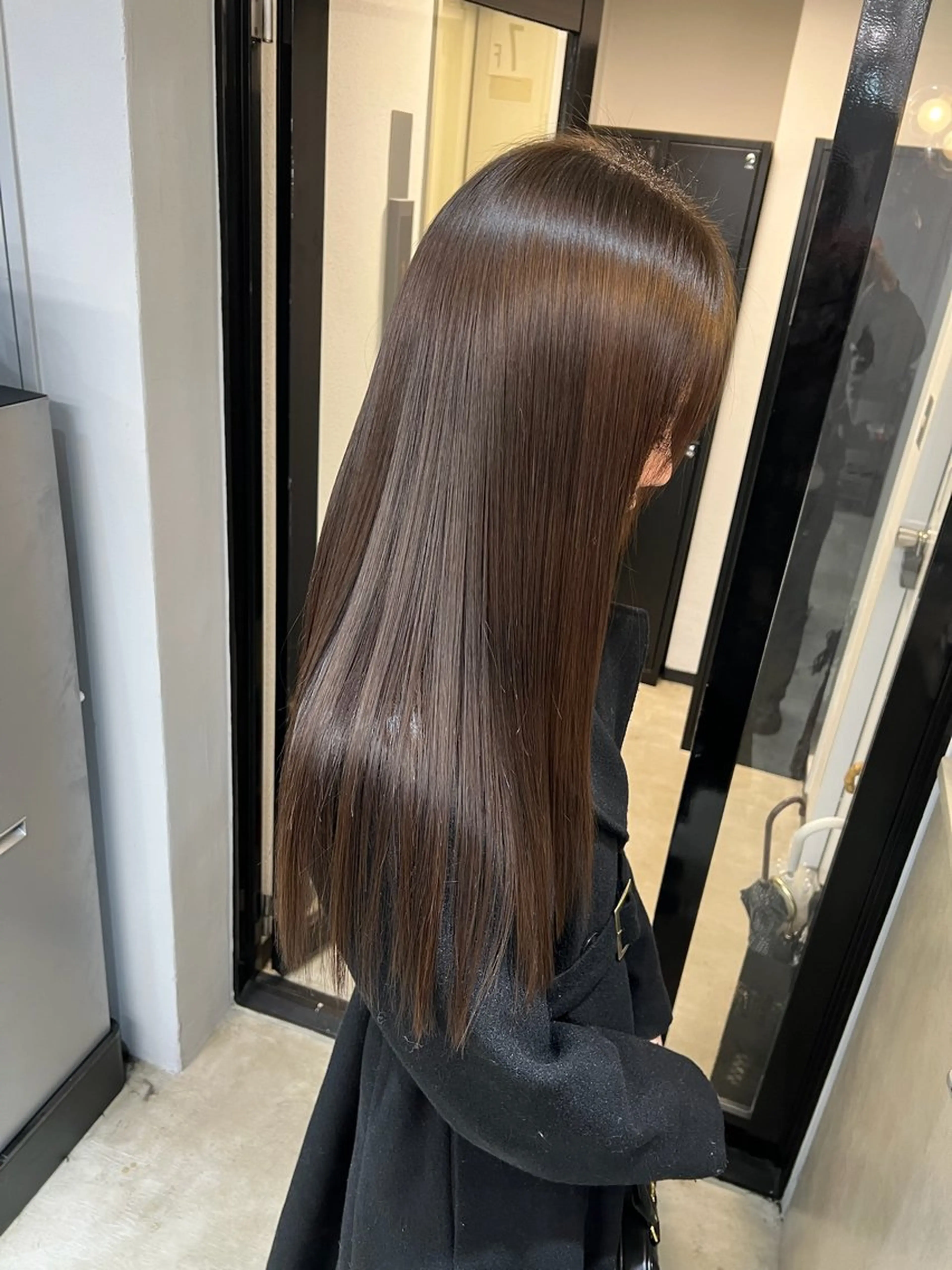 ロング カラー カット ヘアカラー トリートメント etora 渋谷所属・itaru/網紅ヘア 🇨🇳ケラチンTRのヘアスタイル