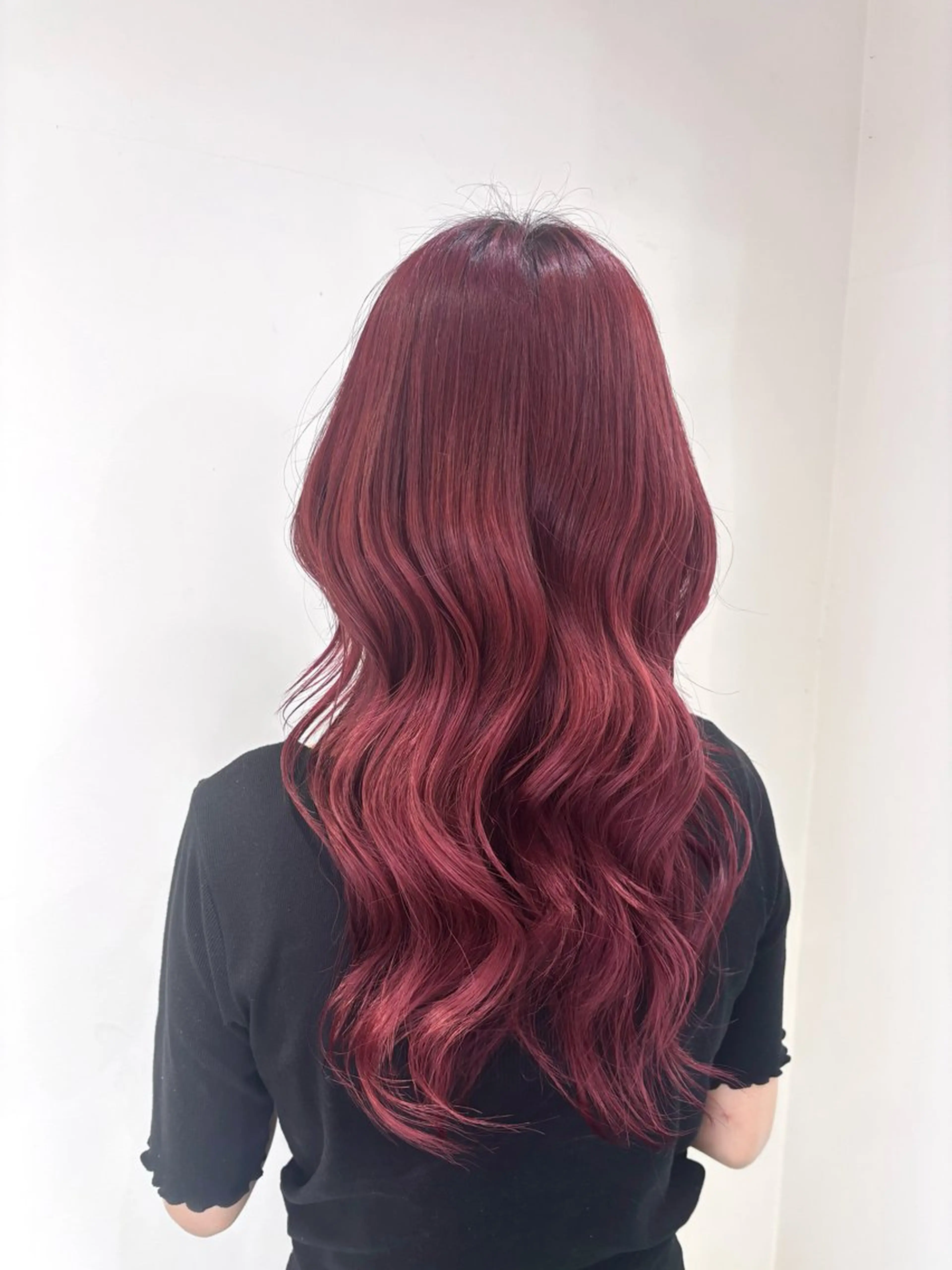 ロング カラー ヘアカラー トリートメント 韓国風カラー/ 縮毛矯正/まい🪐‪のヘアスタイル