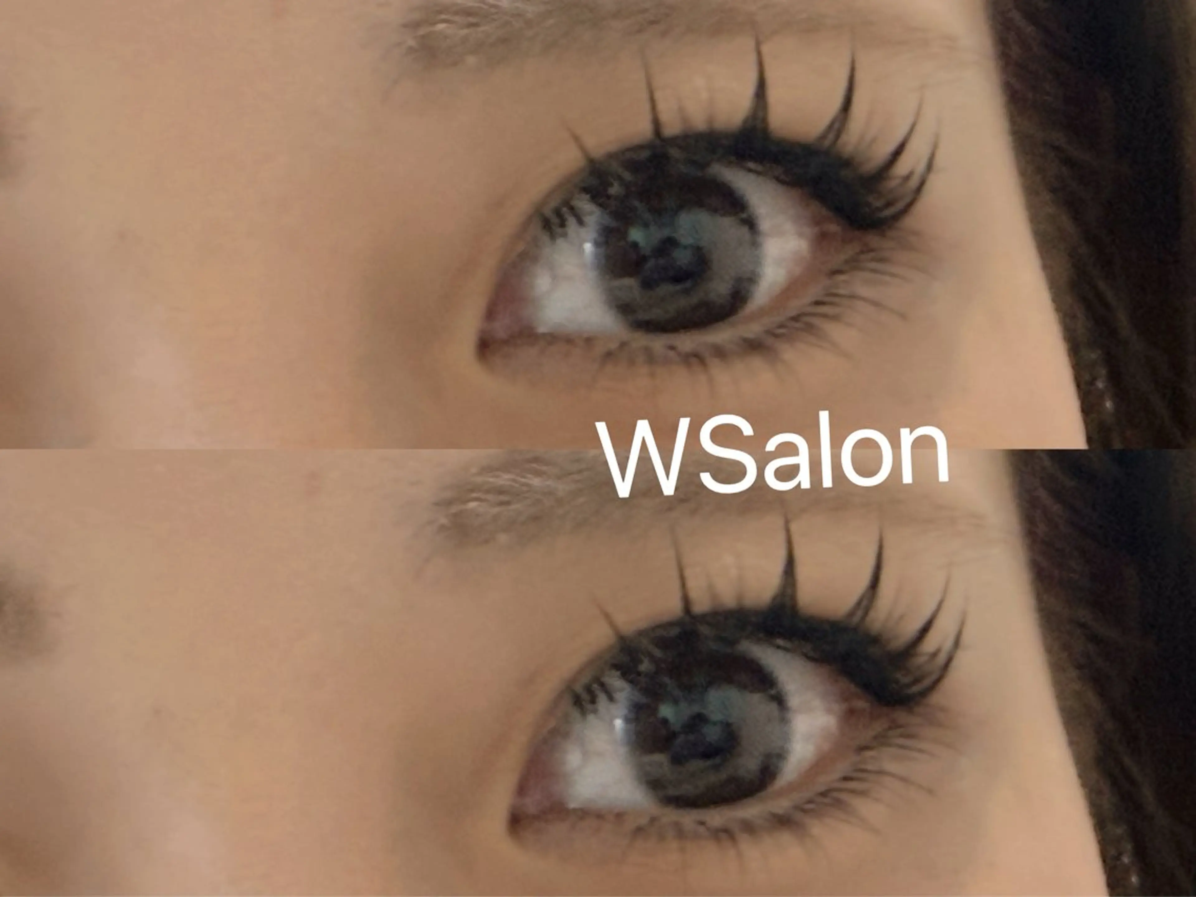 マツエク・マツパ Lカール 下まつげエクステ ワンホンマツエク W Salon アイラッシュのマツエク・マツパデザイン