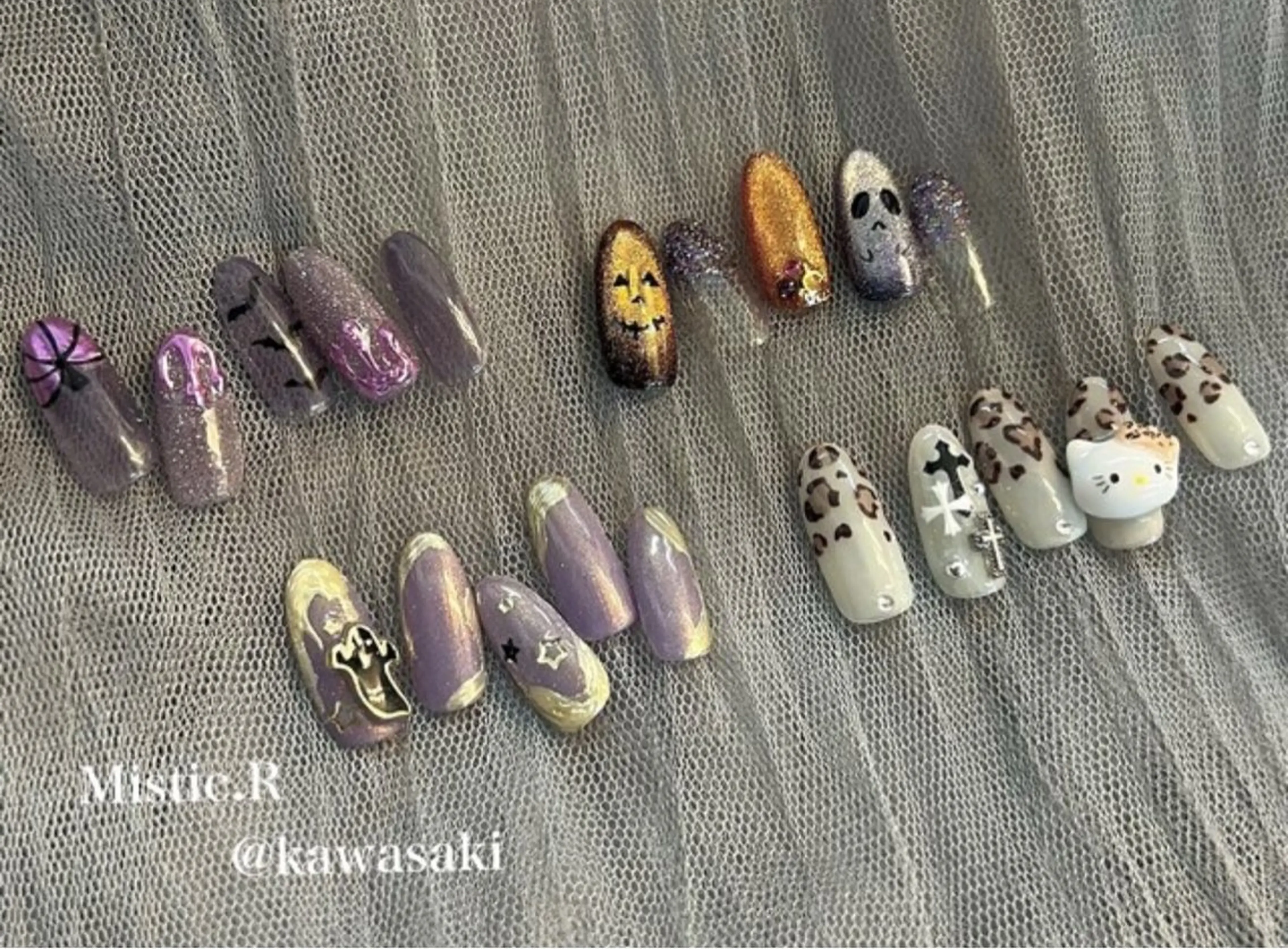 4種類☆シーズンデザイン🎃🦇🕸の写真