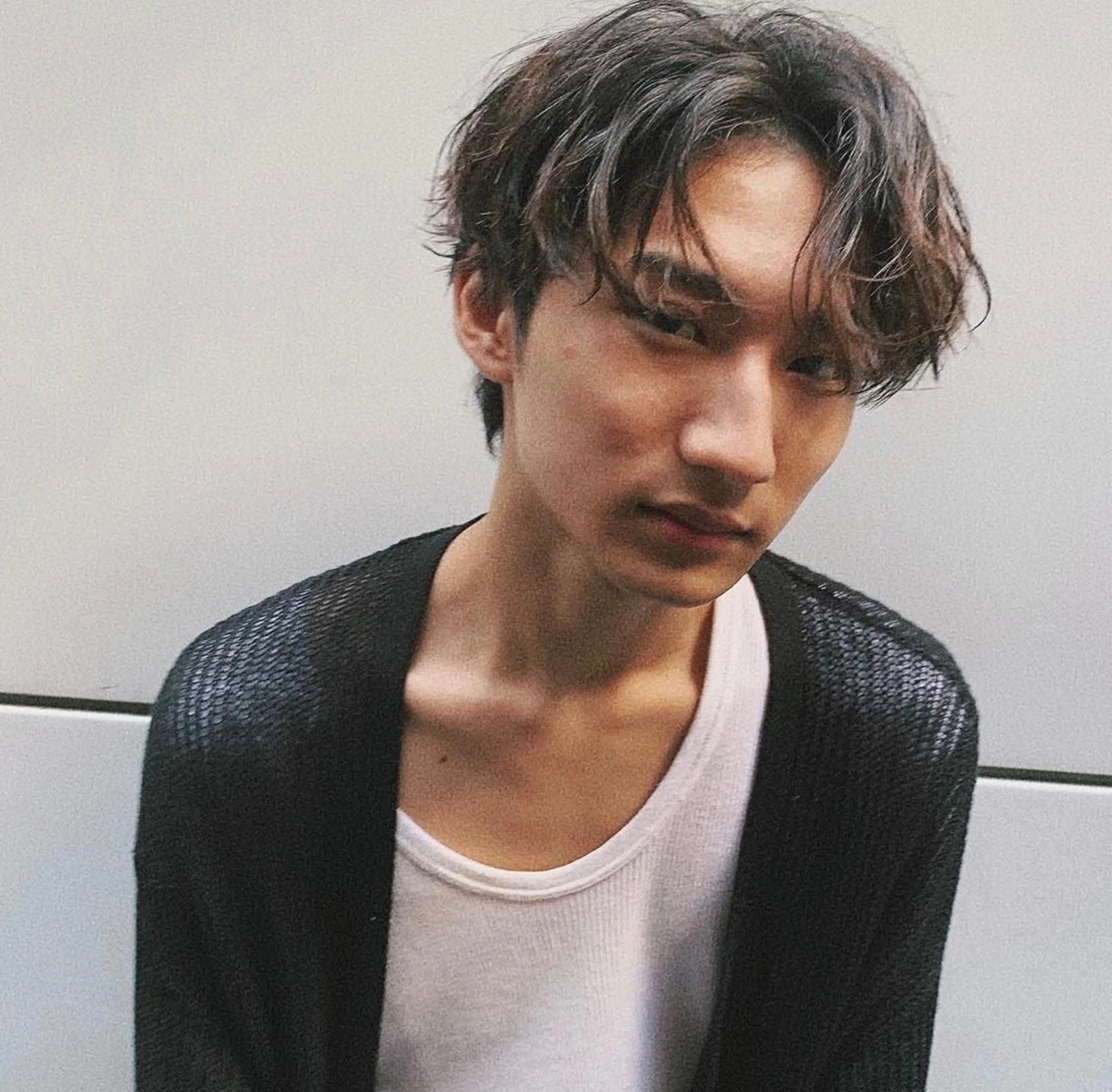 ショート カラー パーマ ヘアアレンジ メンズ キッズ ネイル マツエク・マツパ センターパート メンズパーマ 🦋韓国風カラー🦋 こうせい原宿のヘアスタイル