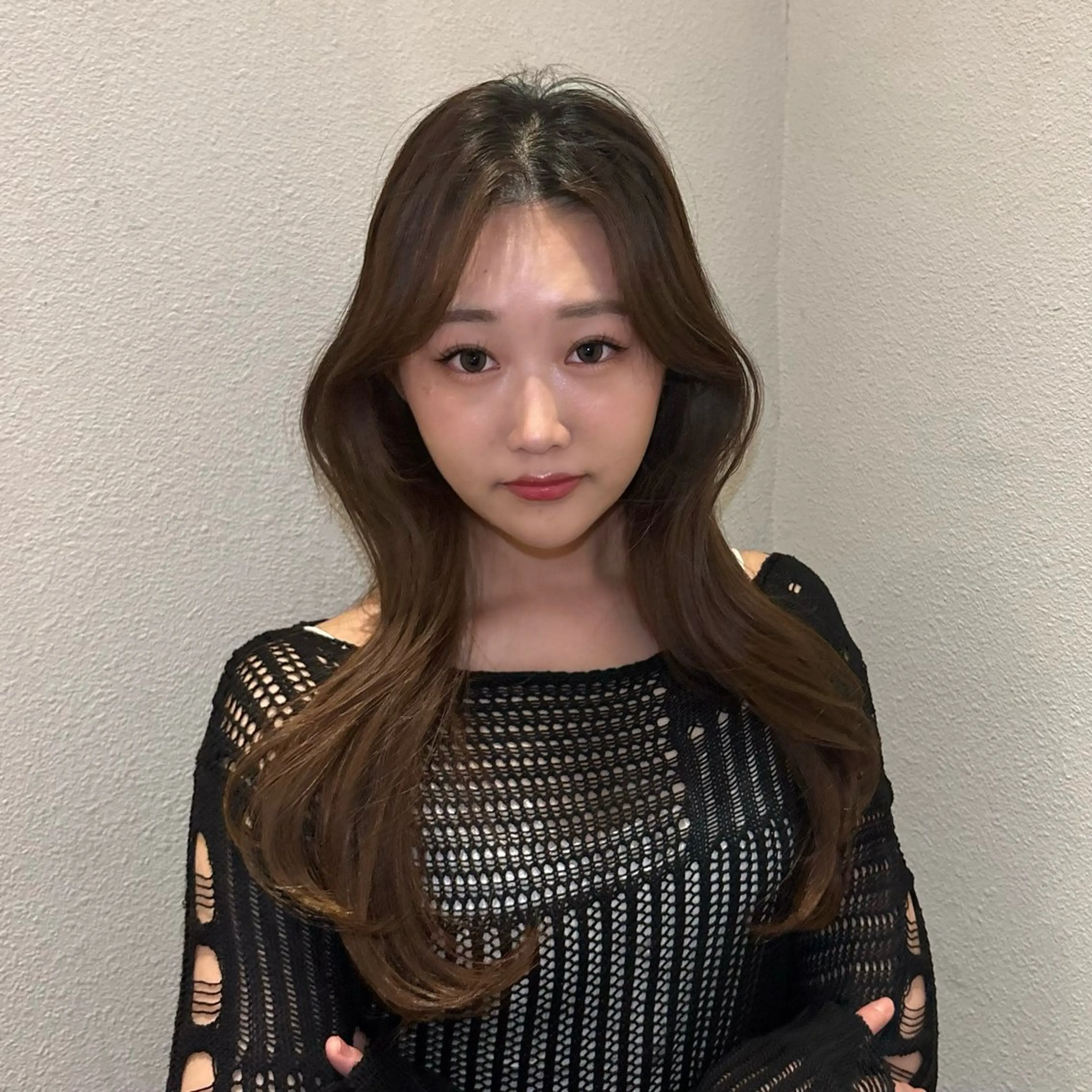 ロング カラー 顔まわり/オフィス カラー/青栁優🔆のヘアスタイル