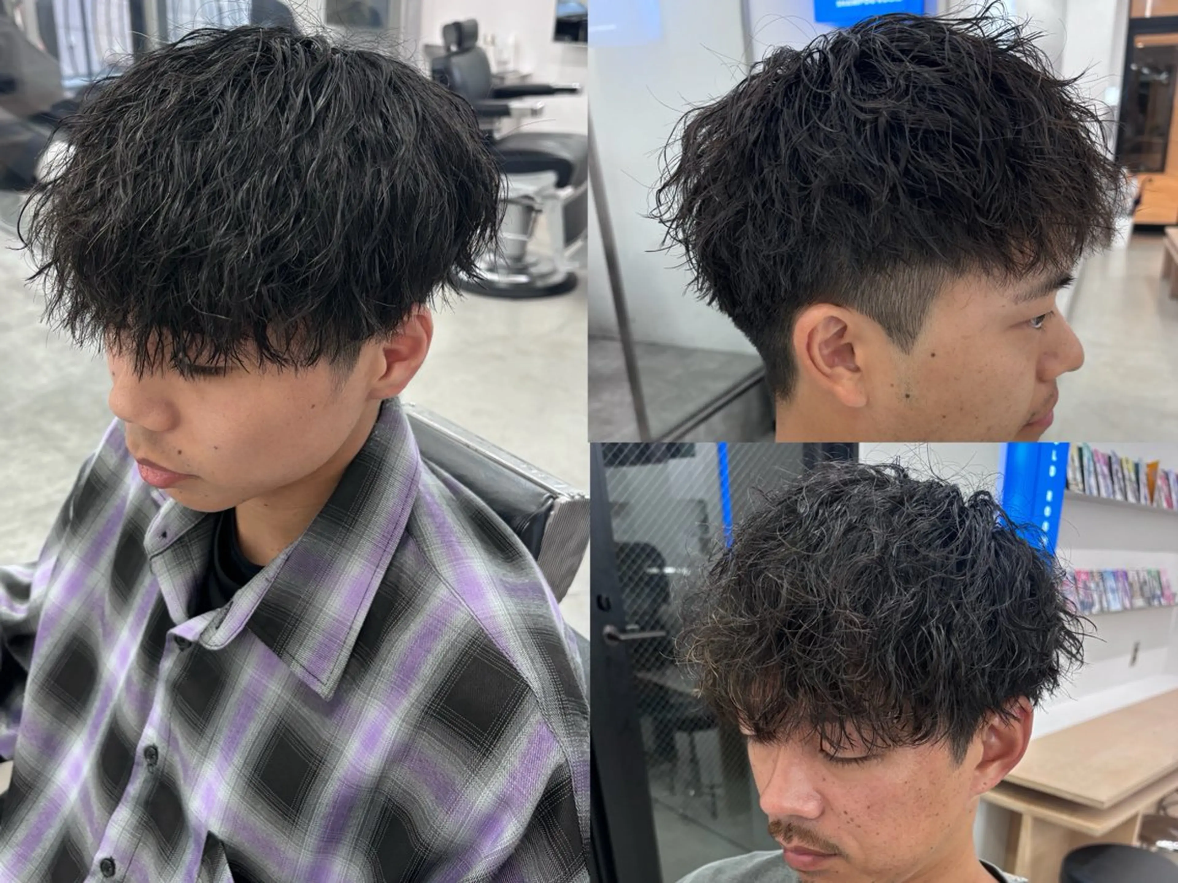 パーマ メンズ メンズパーマ スパイキーショート 波巻きパーマ カット パーマ 土岐 仁/メンズ専門 パーマ特化美容師のヘアスタイル