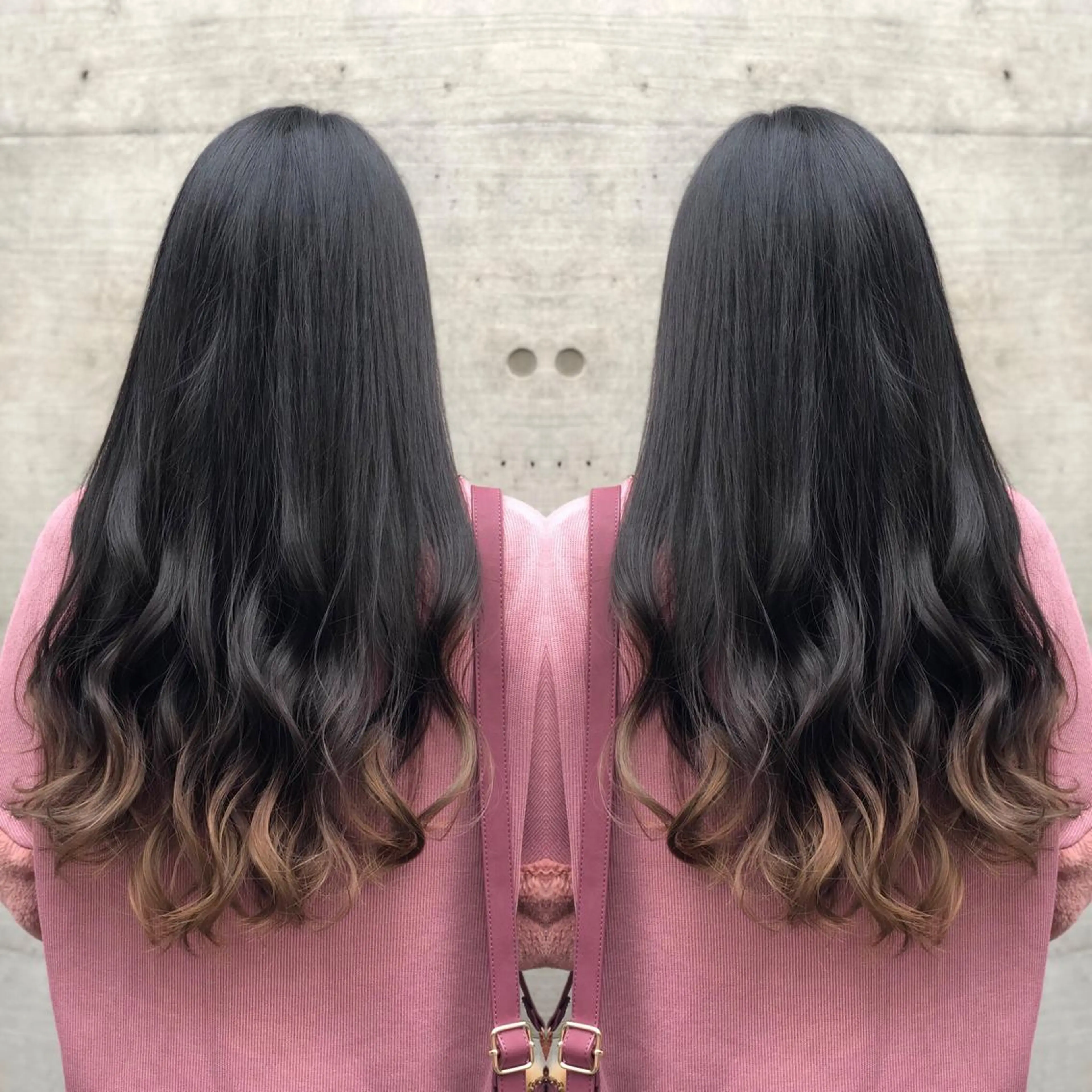 ロング カラー ベージュカラー ブラウンカラー グラデーションカラー ヘアカラー ALLY（アリー）所属・ミニモお気に入り数 No.1宍戸雄弥のヘアスタイル
