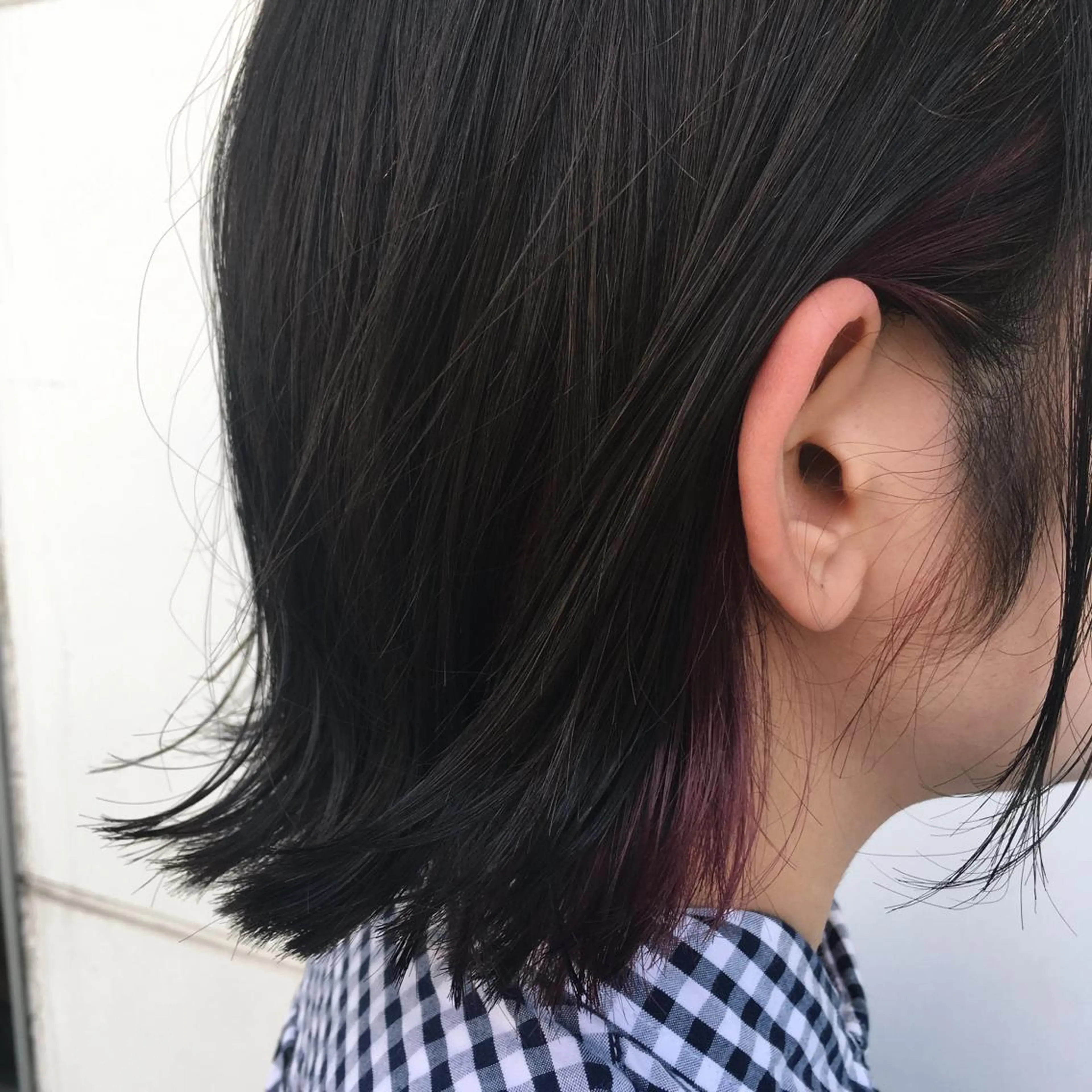 ミディアム カラー カット ヘアカラー トリートメント RINA🧤 デザインとボブのヘアスタイル