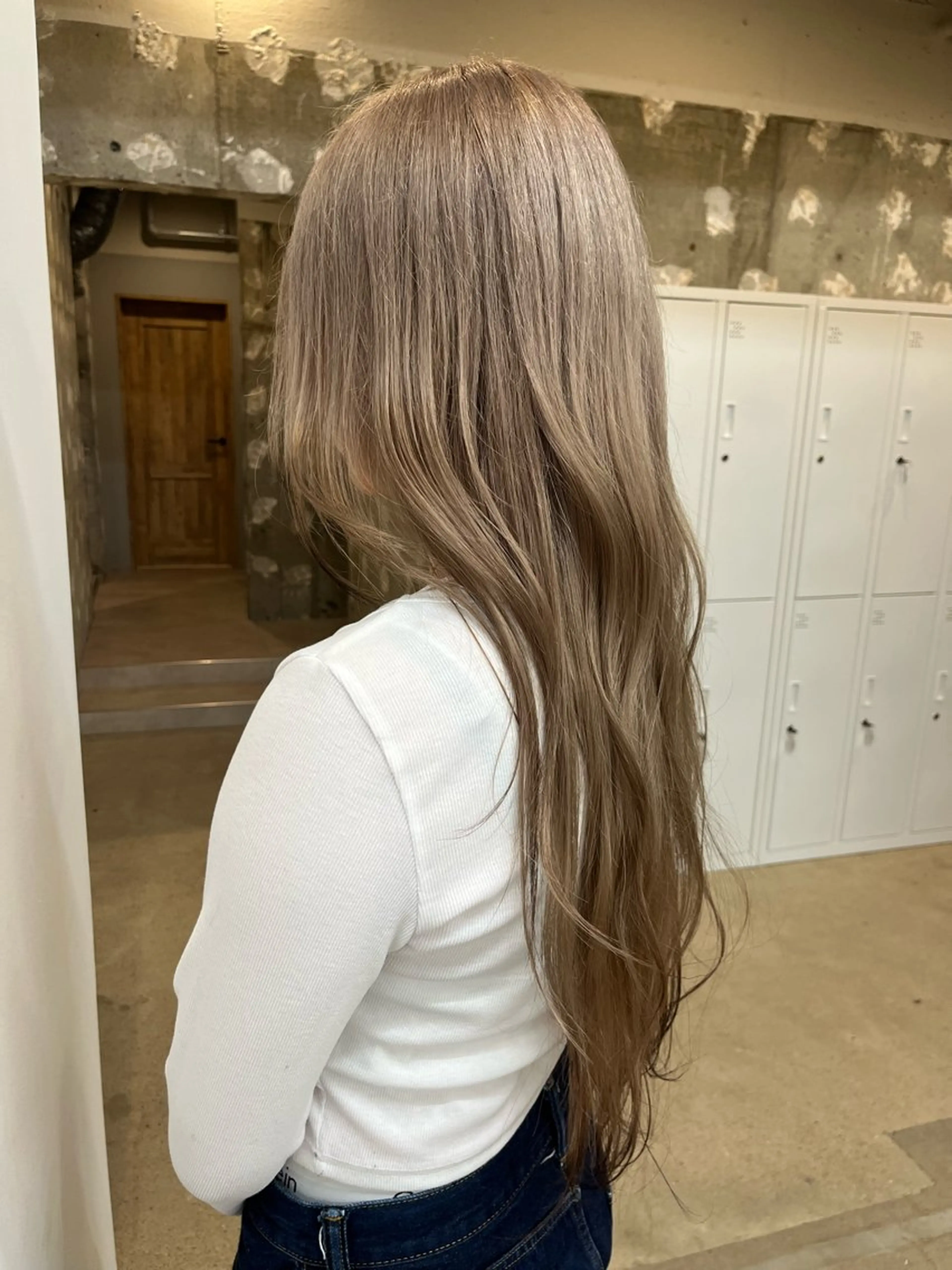 ロング ヘアカラー riko／ SYS by fitのヘアスタイル