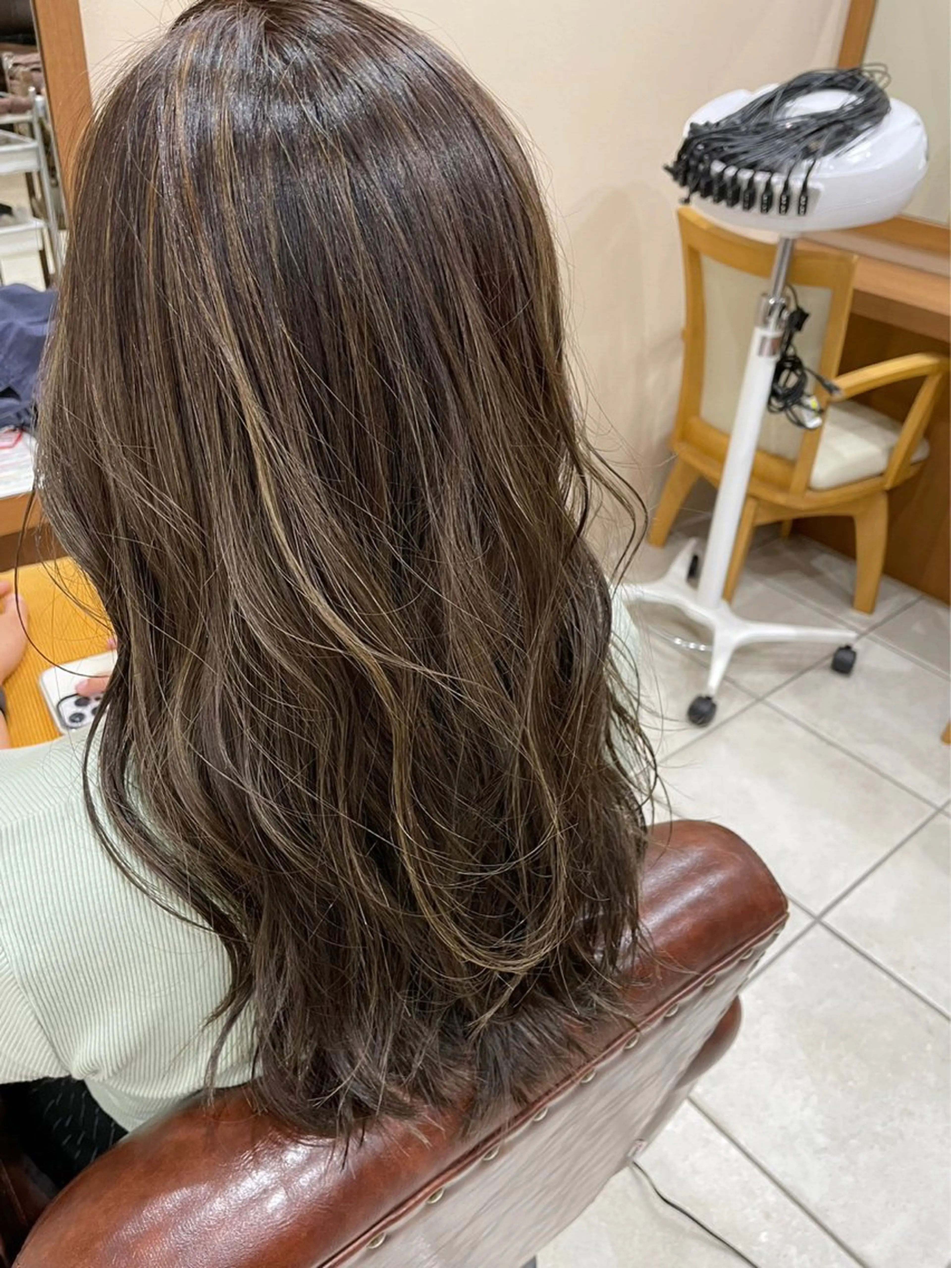 ロング カラー パーマ ロング amble luxe 髪質改善 💕のヘアスタイル