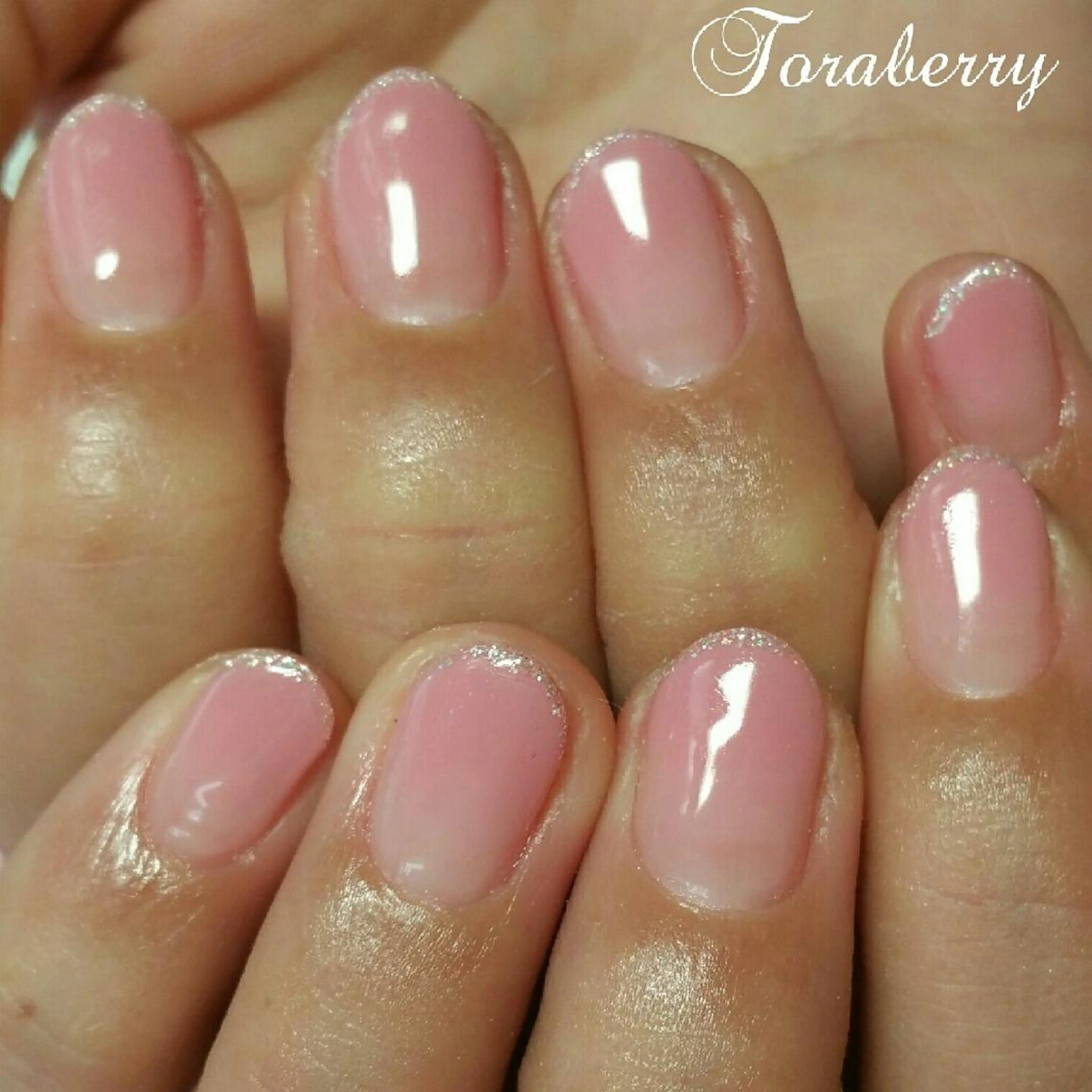 ネイル ラメ(グリッター) ハンドネイル ネイリスト なつみのネイルデザイン