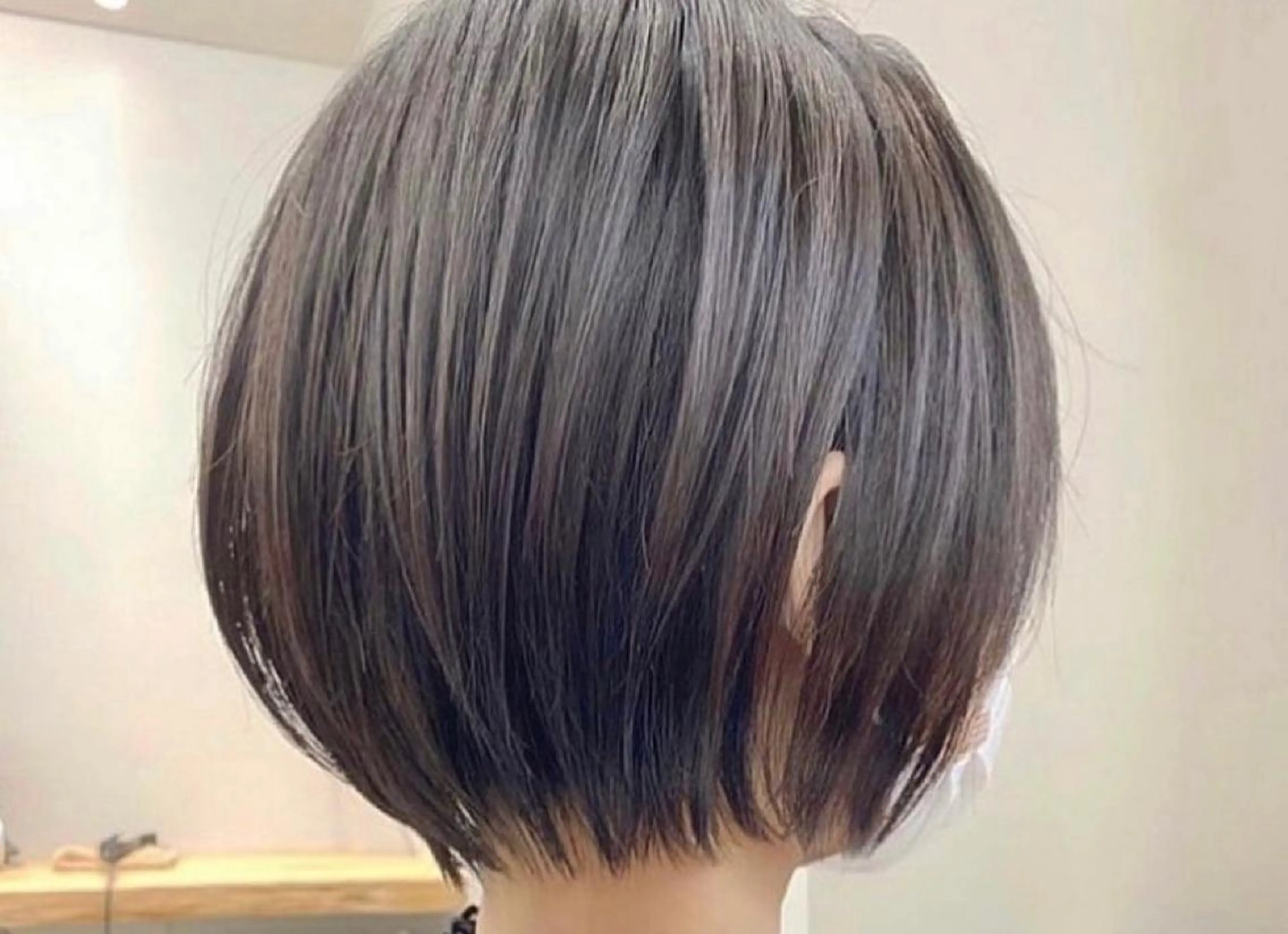 ショート カラー 丸みショート ショートヘア 新宿／透明感カラー／ 阿久津凜のヘアスタイル