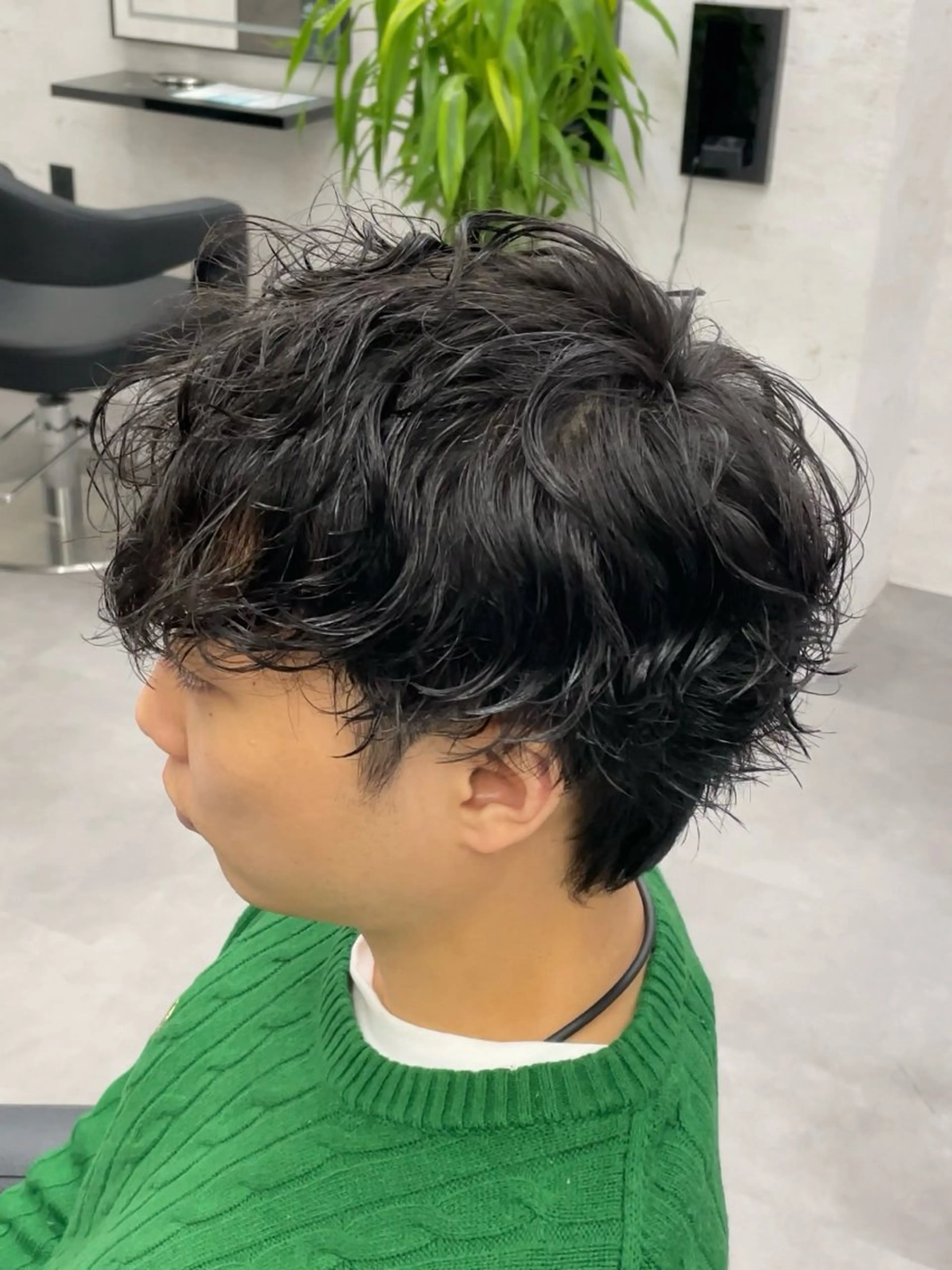 メンズ カット パーマ 遠藤 健登のヘアスタイル