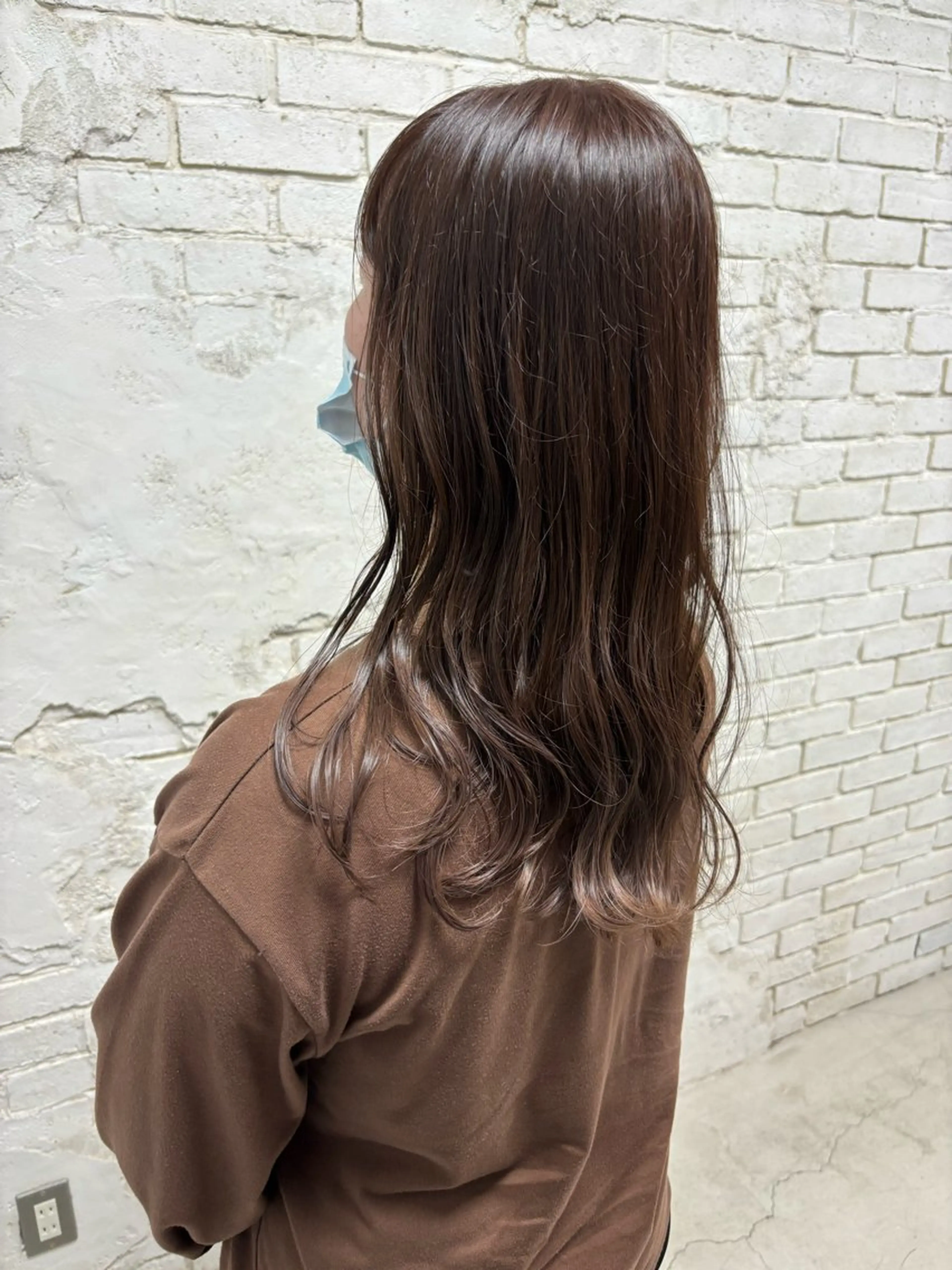 ロング カラー ヘアアレンジ ブラウンカラー チョコレートブラウン カット ヘアカラー 🌈難波🌈ベージュ カラー【ヒロム】のヘアスタイル
