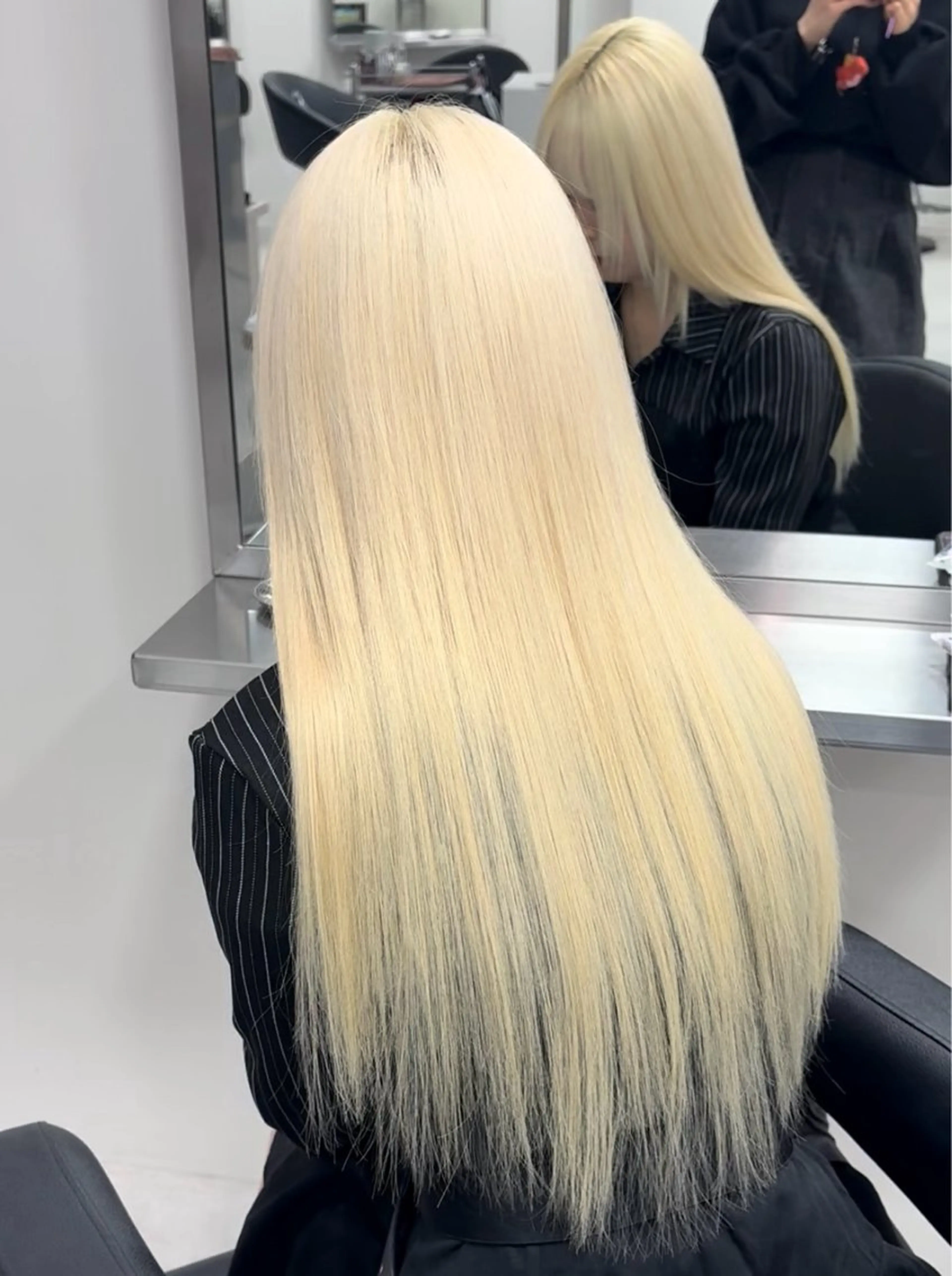 【🌟抜きっぱなし限定🌟】ダブルカラー+カシミヤトリートメント(リタッチのみ)の写真