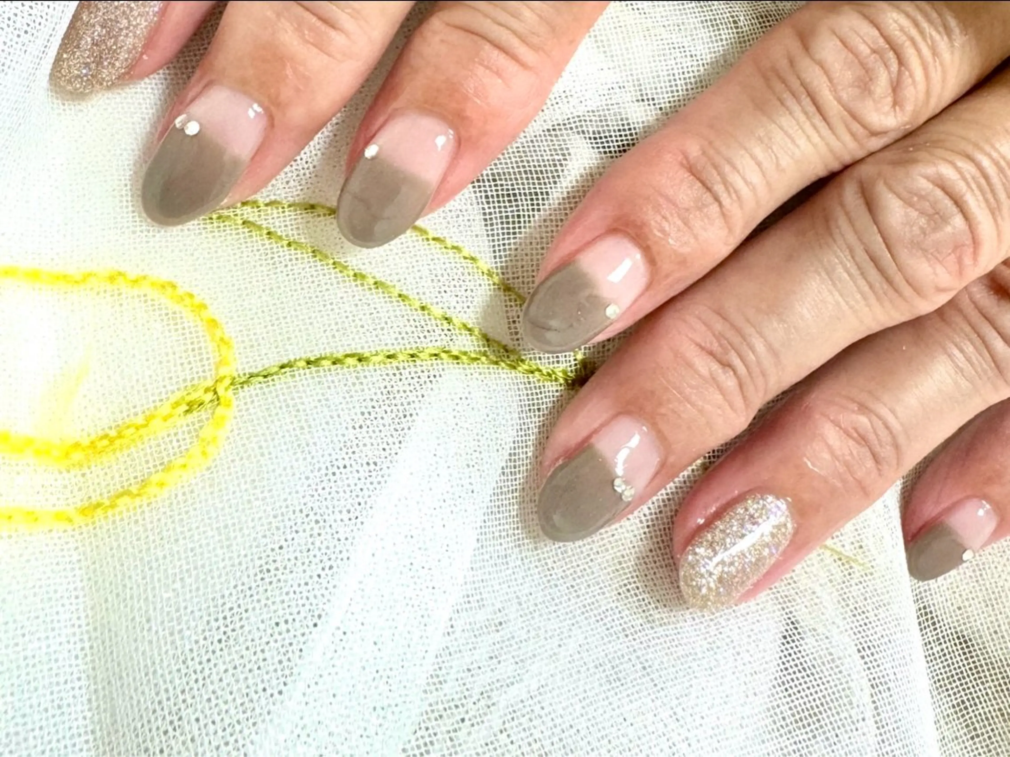 ネイル フレンチネイル ハンドネイル angelina星が丘店（旧：angelina東山公園駅前店）所属・KAORI🦄 星ヶ丘徒歩1分サロンのネイルデザイン