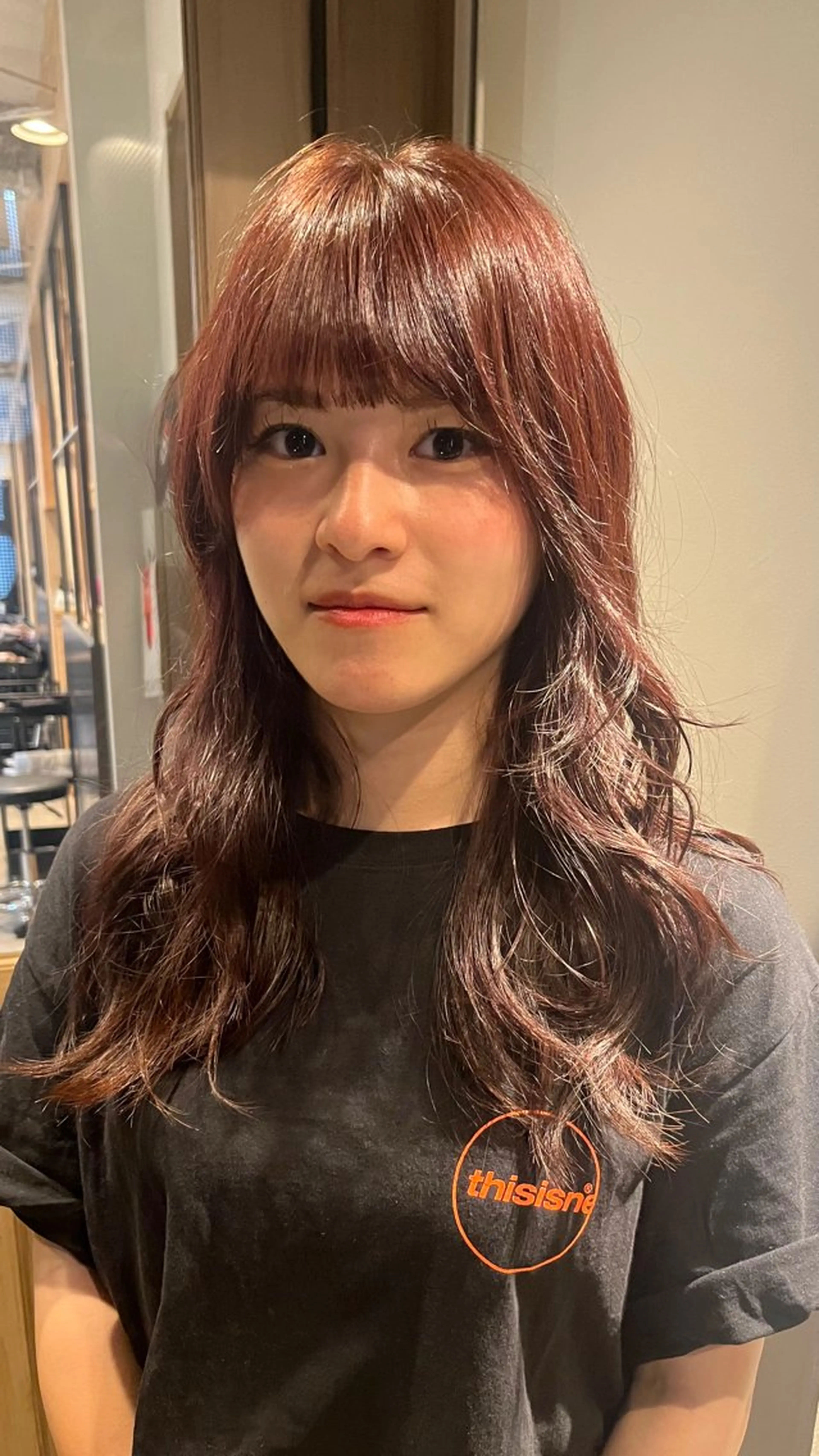 カラー 酒井 美里のヘアスタイル