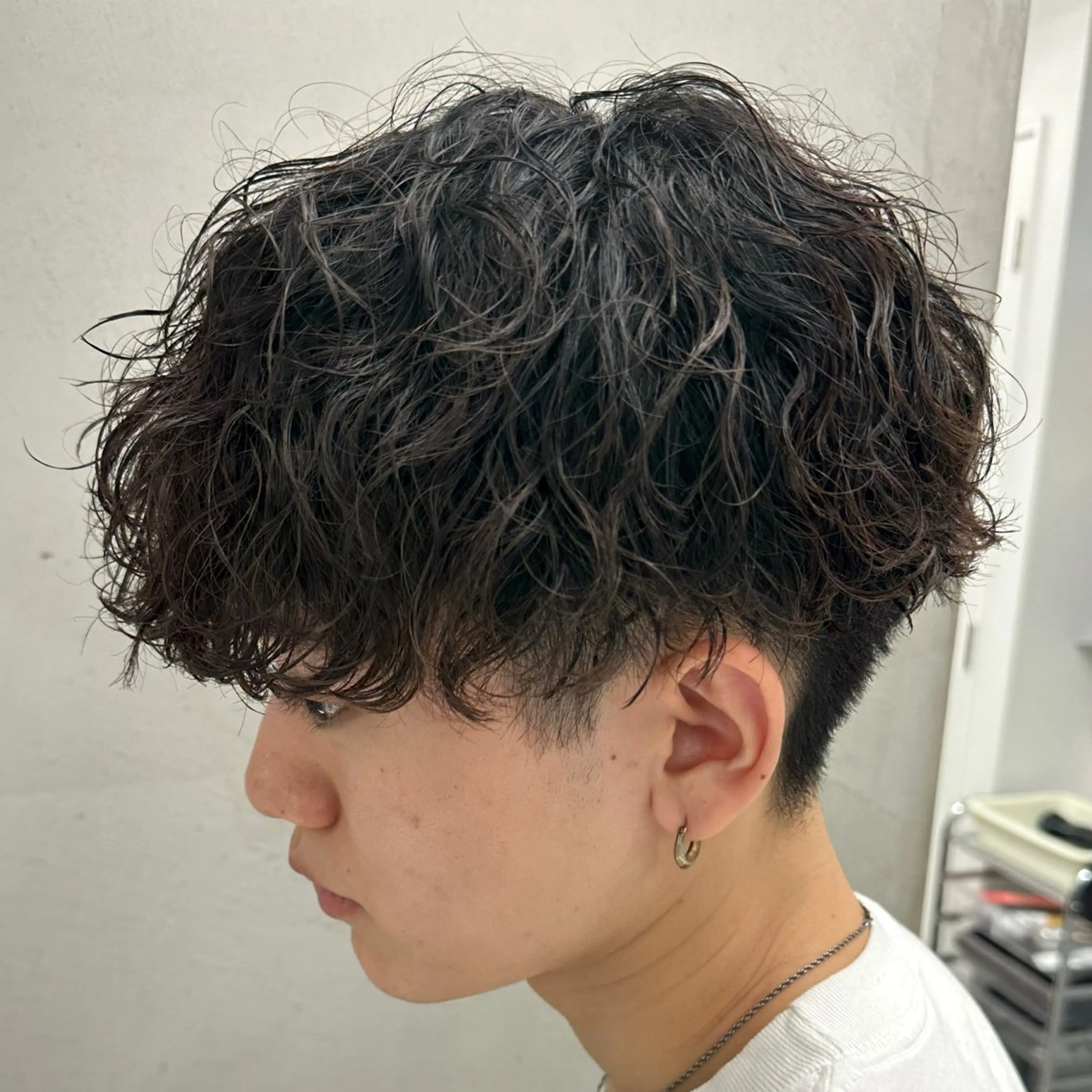 ショート パーマ メンズ カット パーマ 楽斗/メンズパーマ /シャドウパーマのヘアスタイル