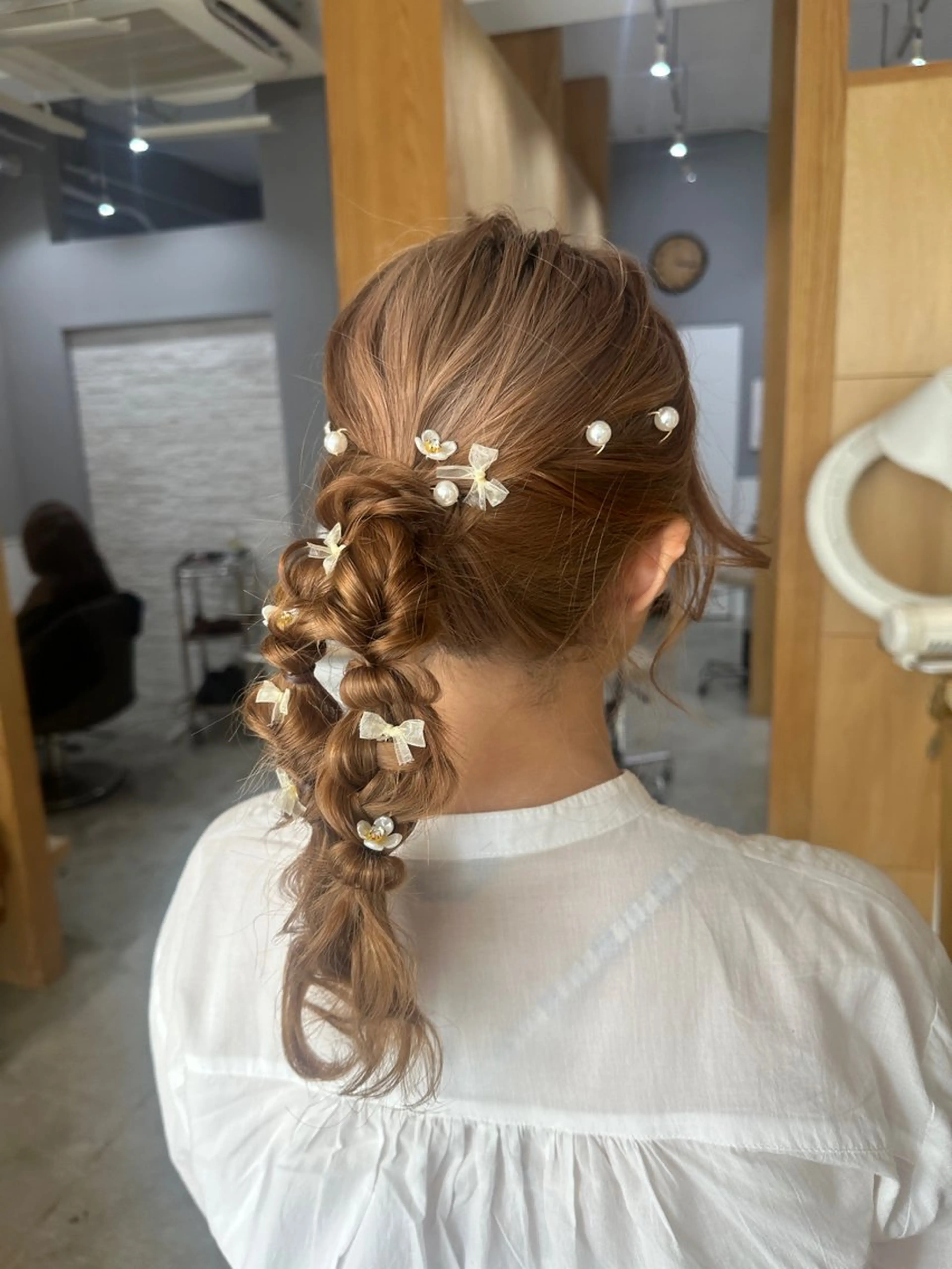 ミディアム ヘアセット miloc MOMOKAのヘアスタイル