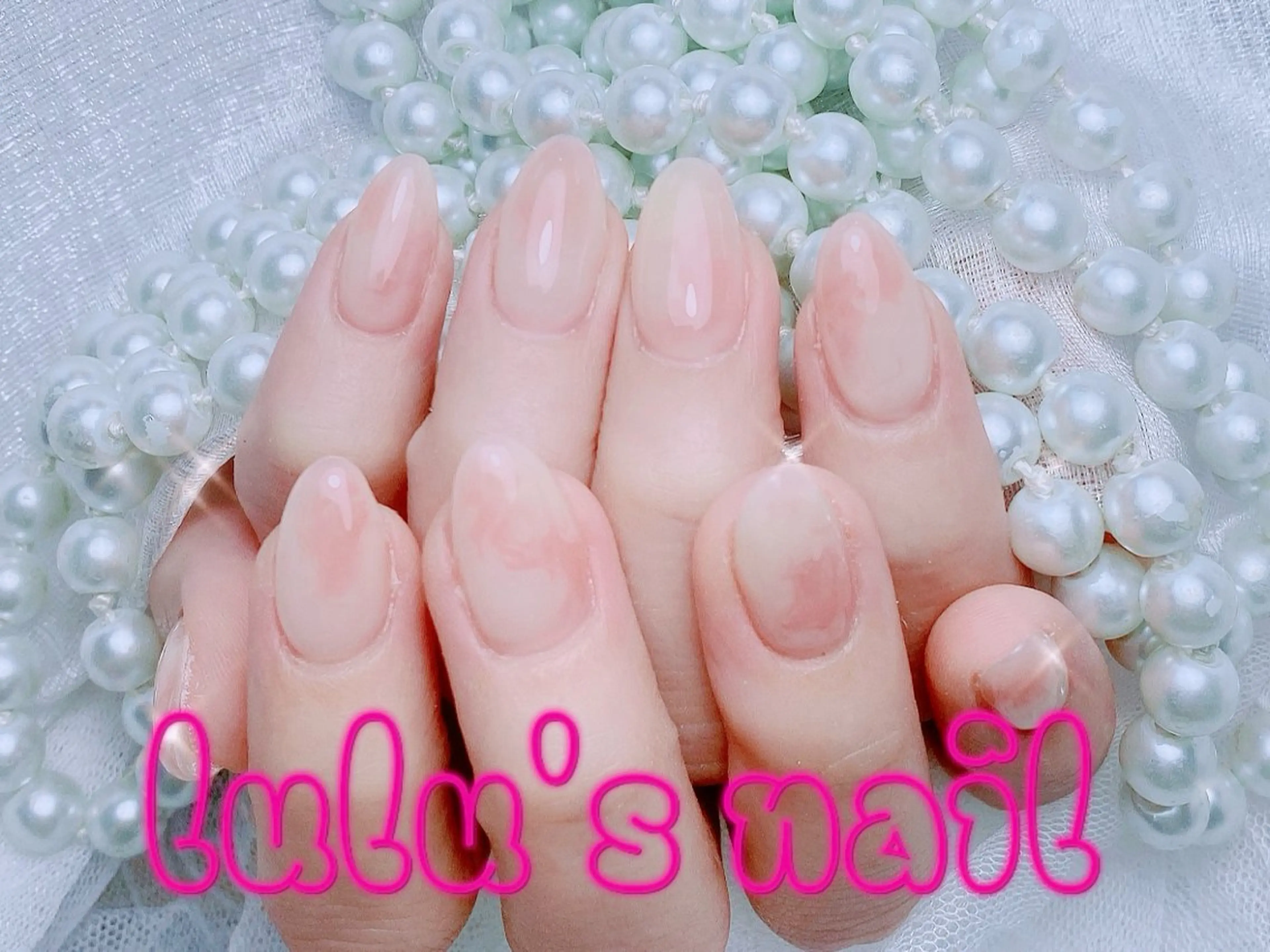 ネイル 持ち込み ニュアンスネイル Lulu’s ネイルのネイルデザイン