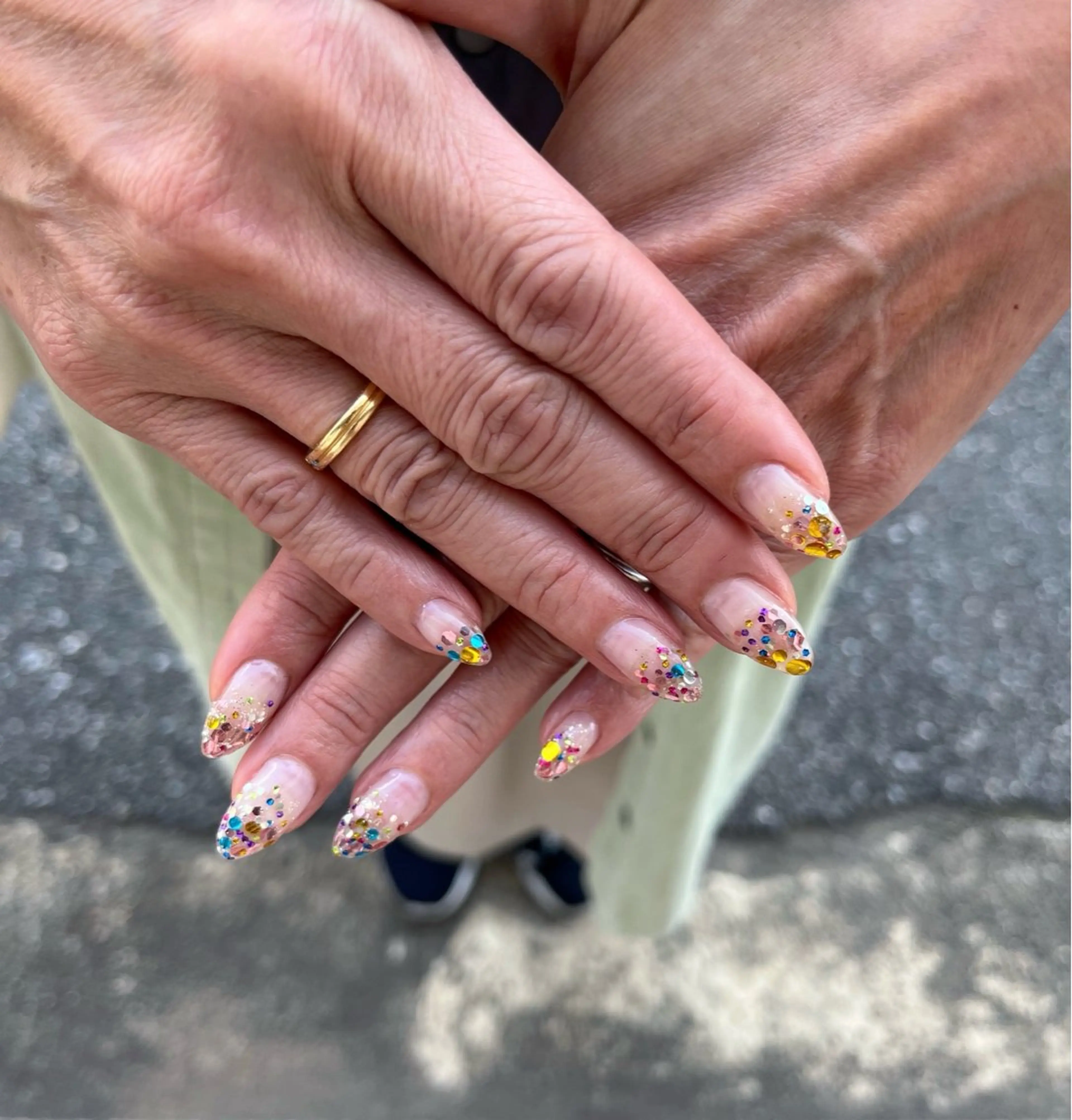 ネイル ラメ(グリッター) schon 🎀saraのネイルデザイン