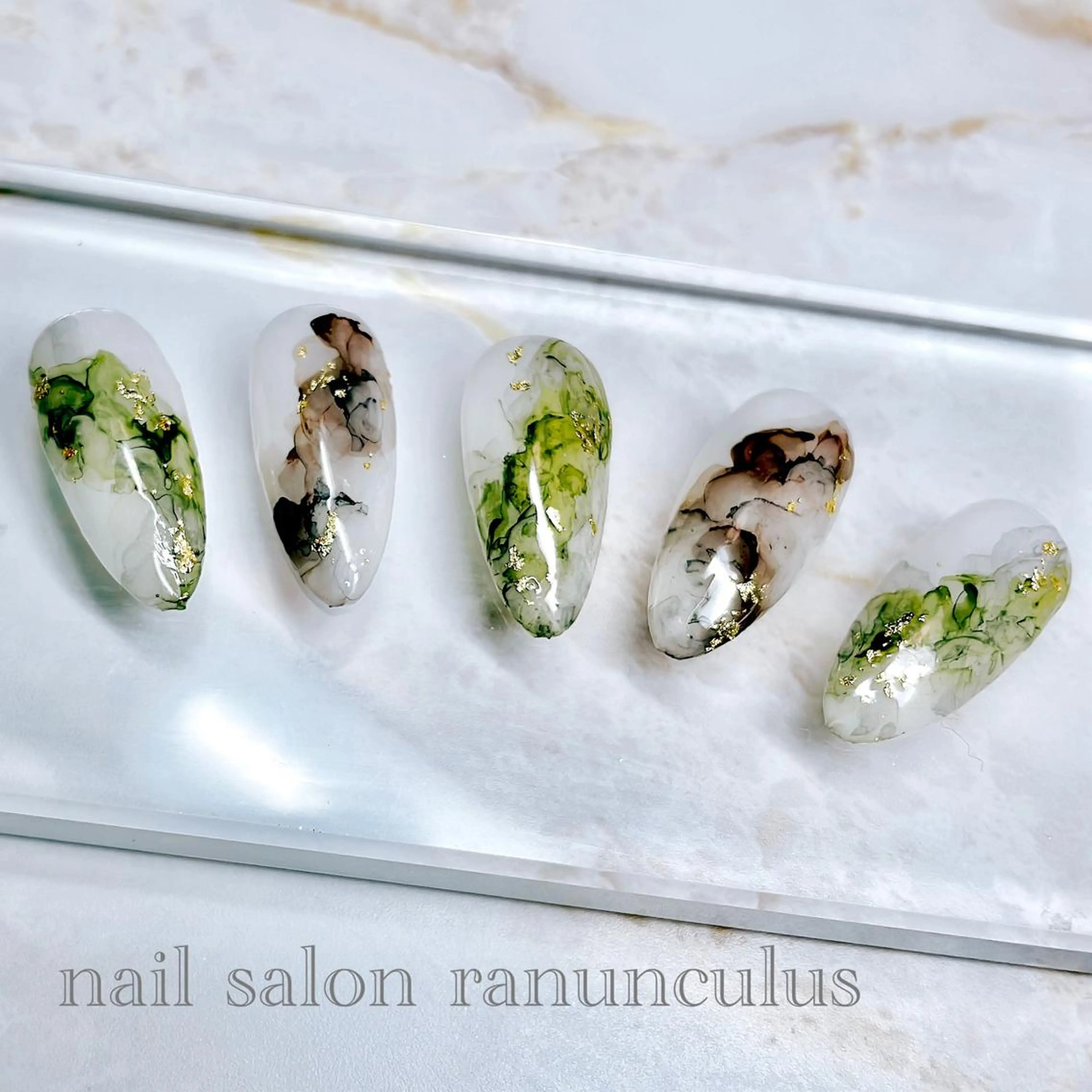 ネイル ハンドネイル nailsalon ranunculusのネイルデザイン