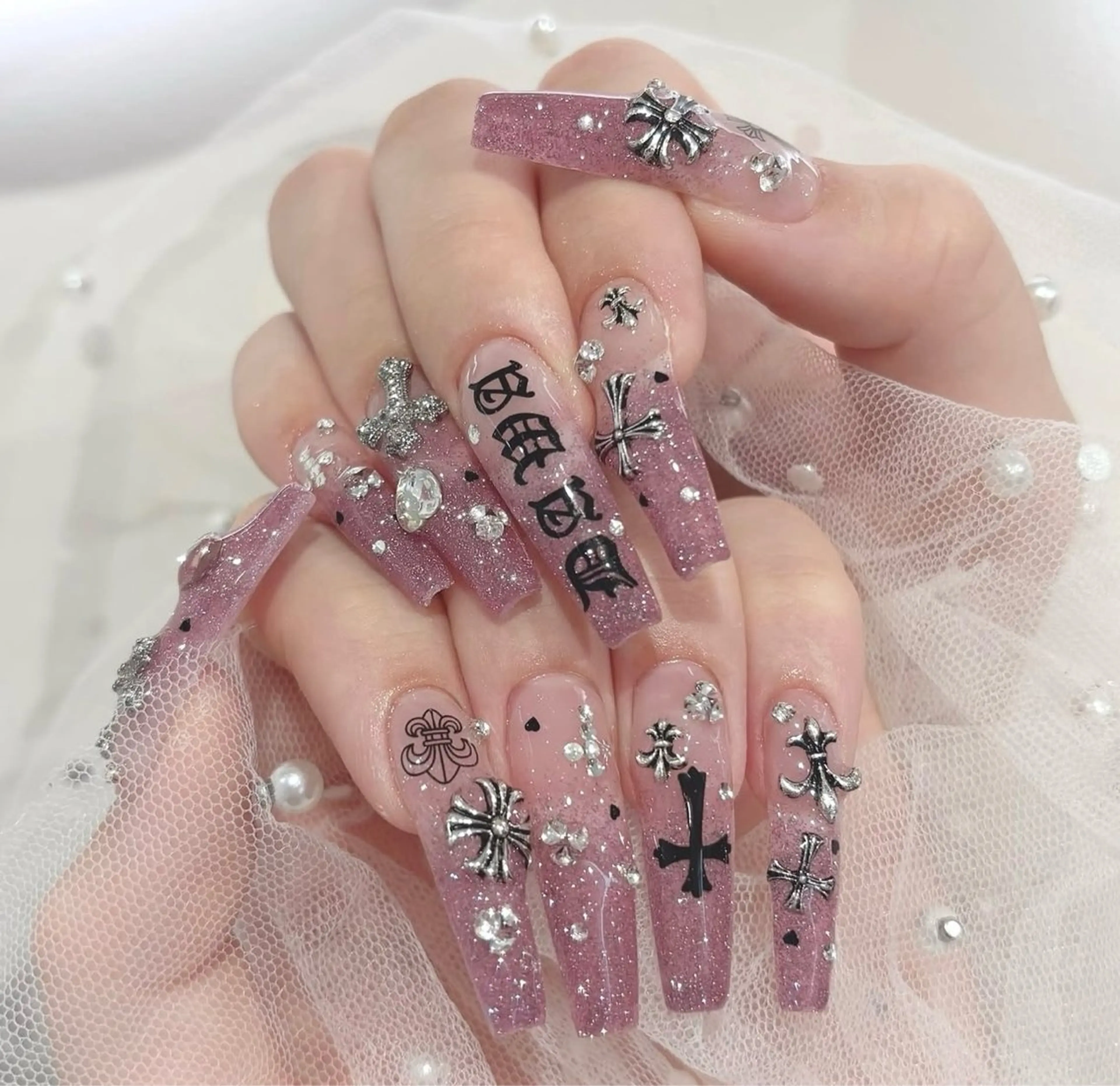 ネイル 長さ出し Mi nailsのネイルデザイン