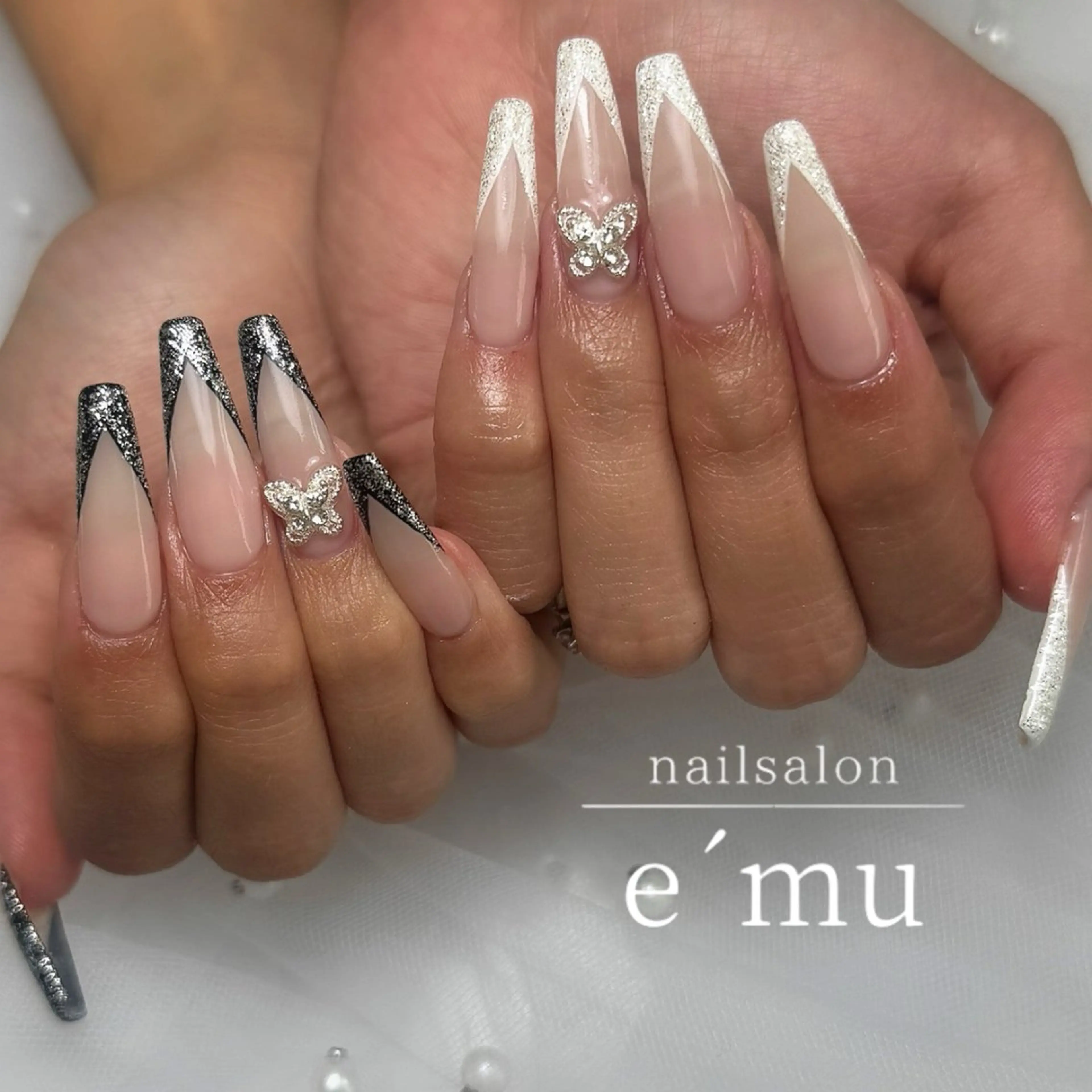 ネイル フレンチネイル nailsalon e´muのネイルデザイン