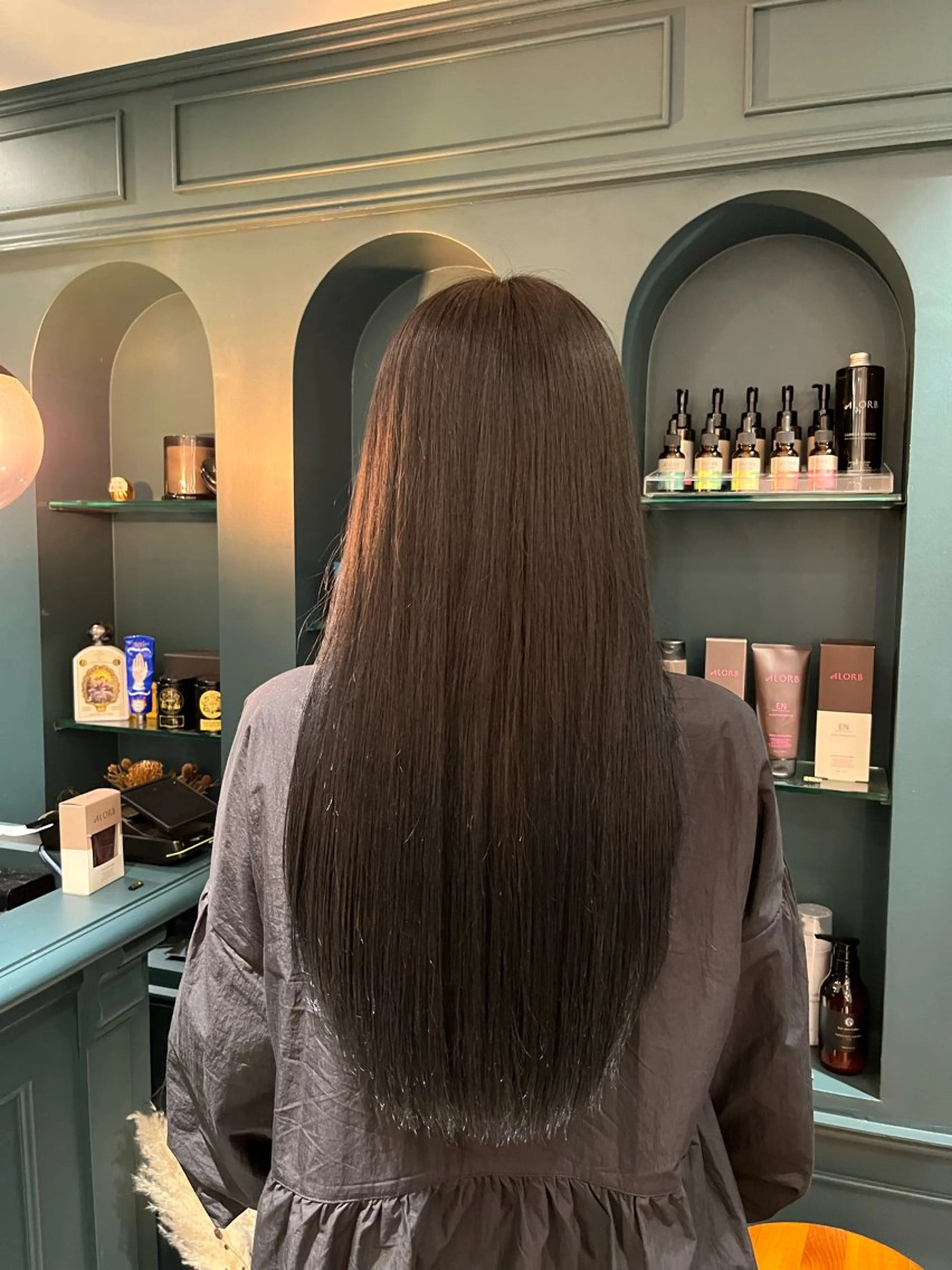 ロング カラー カット ヘアカラー トリートメント ヘアセット 🍊暖色カラー🍊 sakuraのヘアスタイル