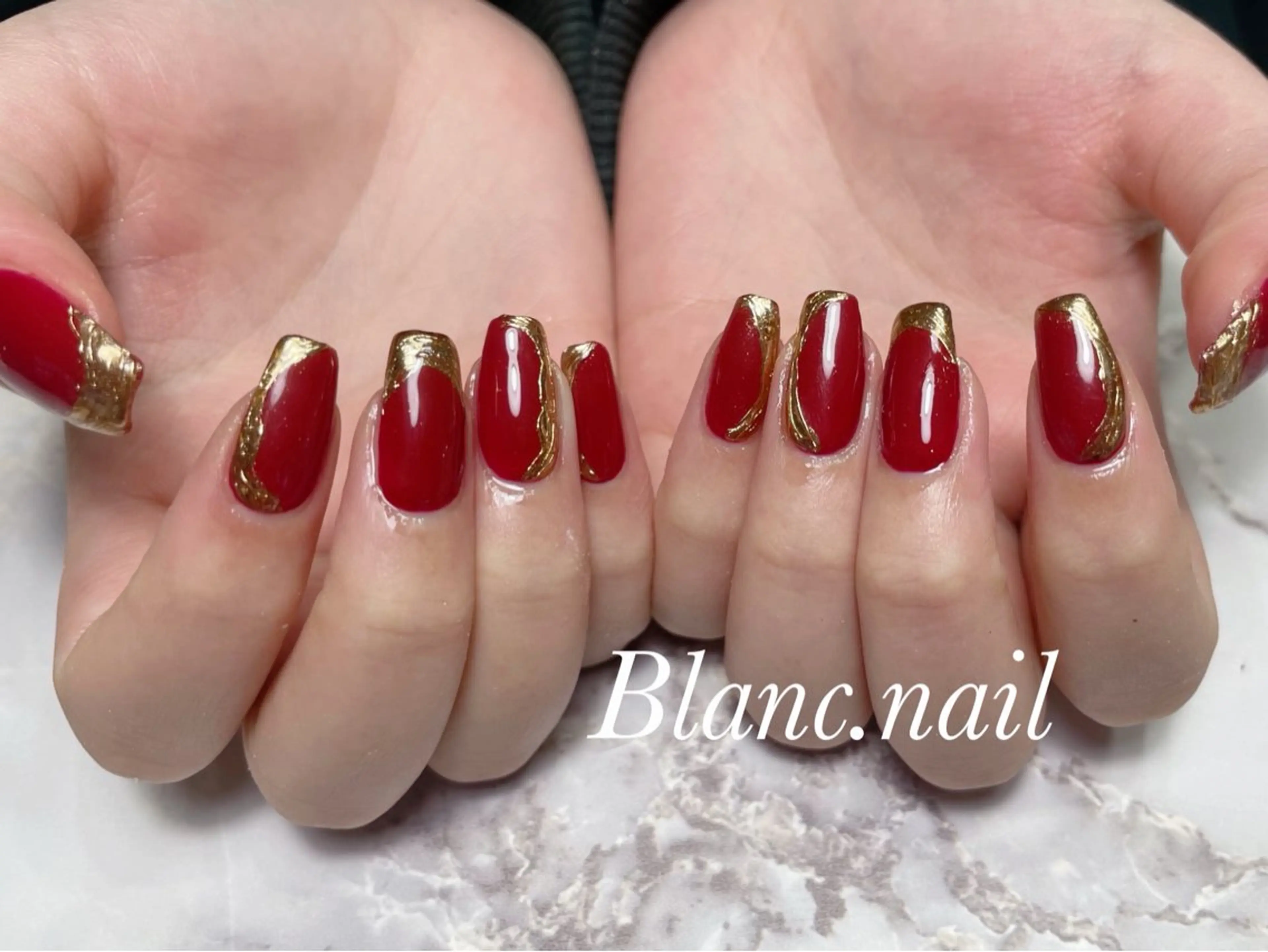 ネイル ジェルネイル ミラーネイル ニュアンスネイル パラジェル ワンホンネイル ハンドネイル BLANCEnail所属・BLANCnail yuuのネイルデザイン