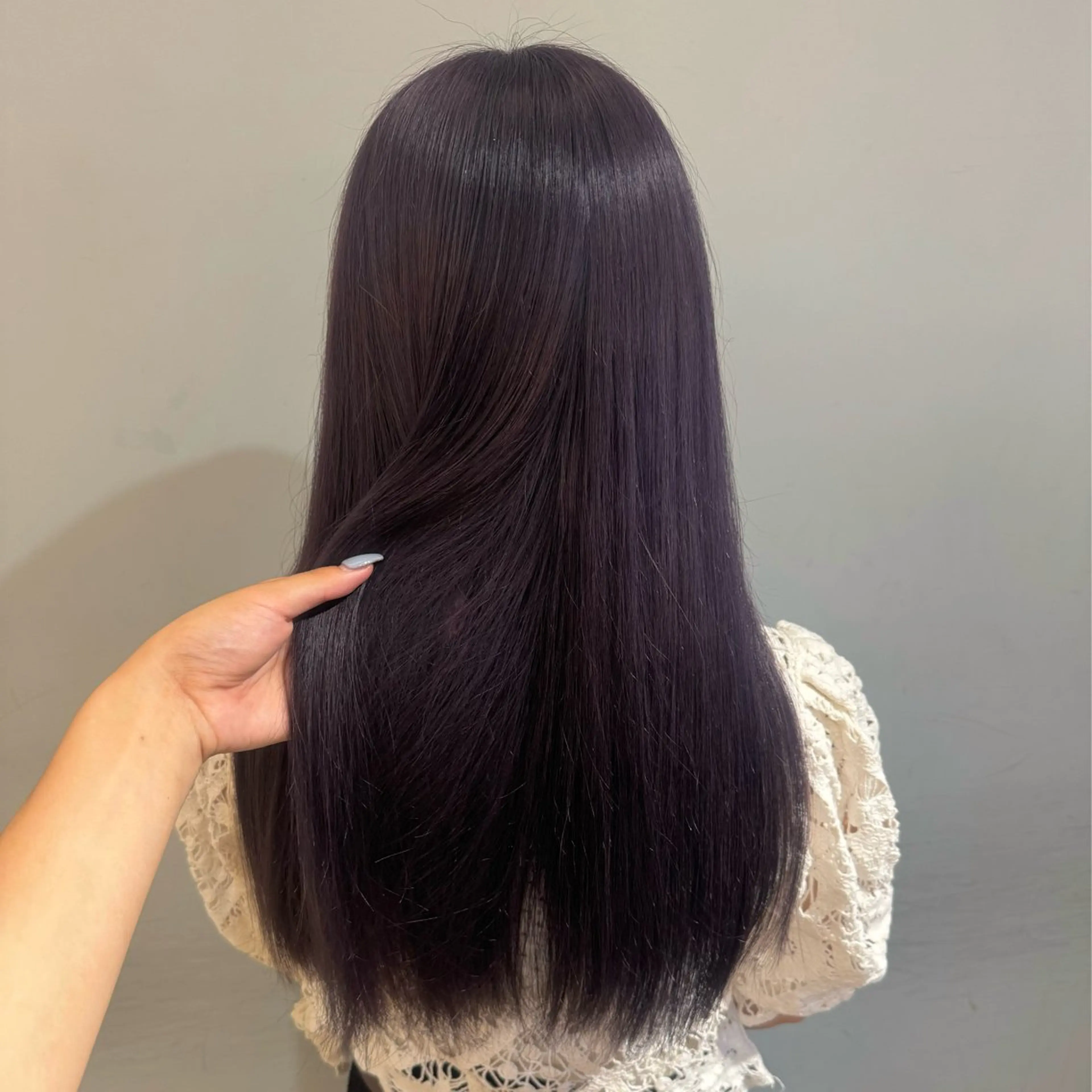 ロング パープルカラー ヘアカラー トリートメント 🍀ブリーチ/艶カラ ー🍀 コイケのヘアスタイル