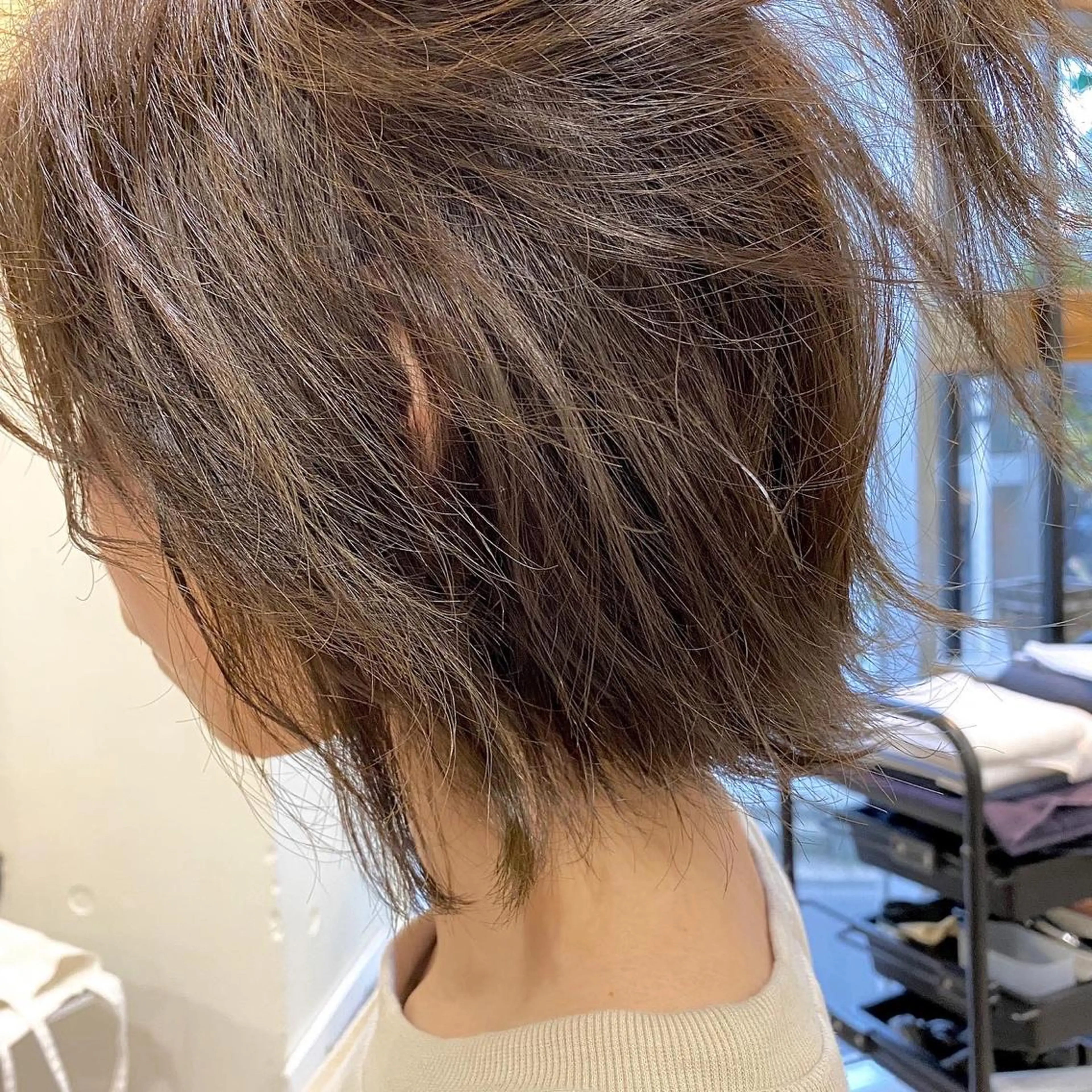 ショート カラー ヘアアレンジ tane.所属・【ダメージレス施術】 【透明感】北村 拓也のヘアスタイル