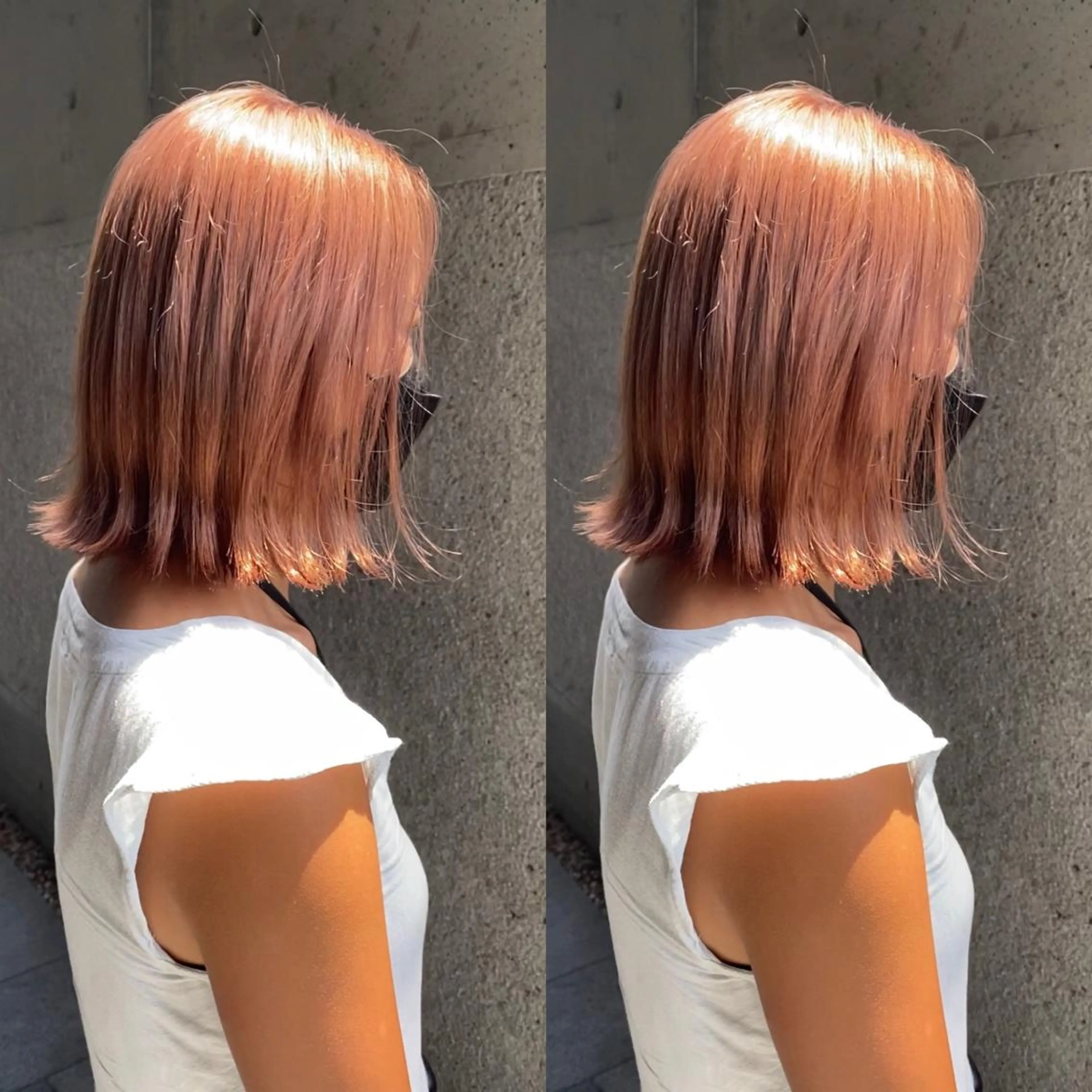 ミディアム ワンレンボブ ショートボブ ボブ 髪質改善 🌿レイヤー/髪質 改善/🌿‬JINのヘアスタイル