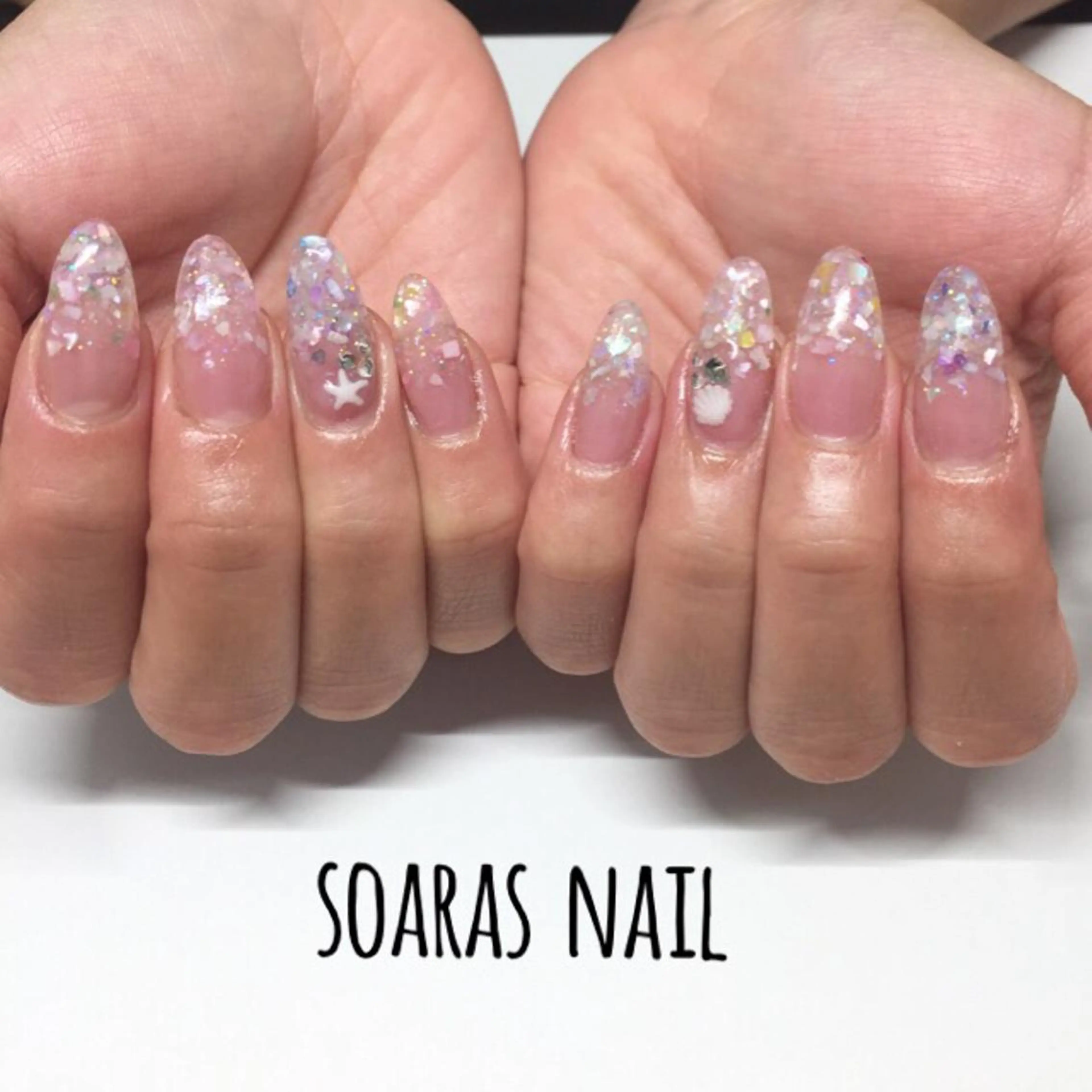 ネイル スカルプネイル シンプルネイル soaras nailのネイルデザイン