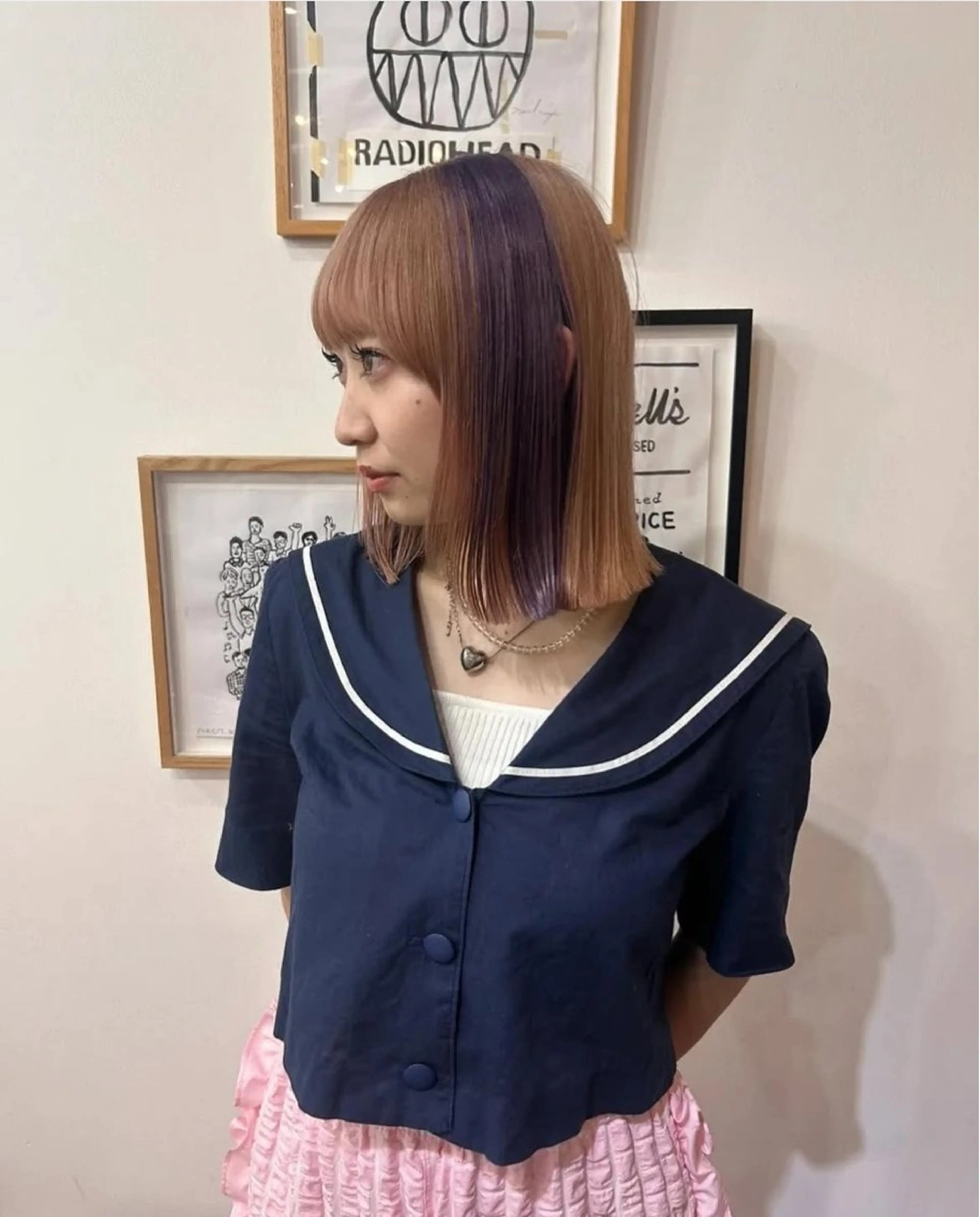 ショート VISION   aoyama所属・かがやしづ ⭐️ブリーチカラーのヘアスタイル