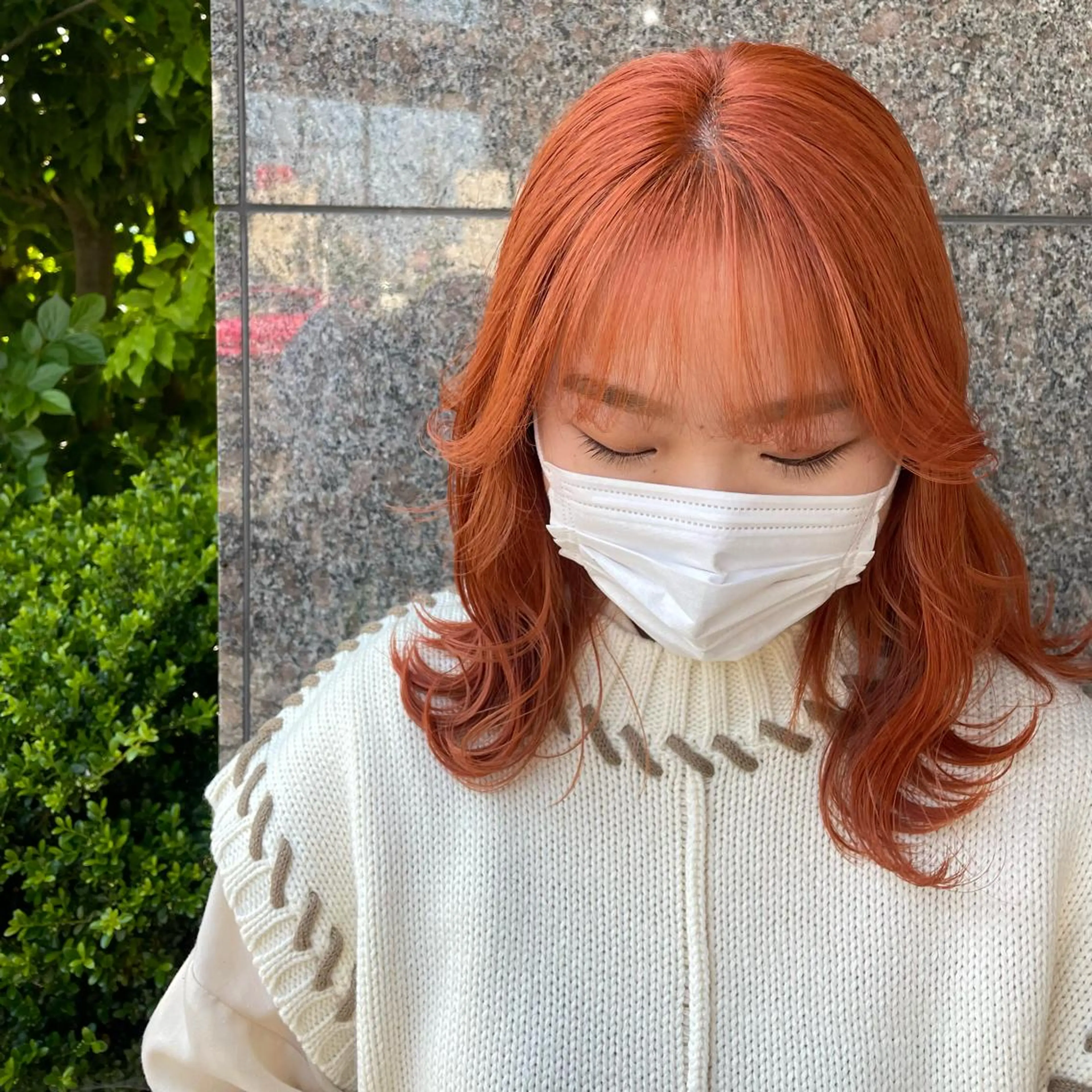 カラー BLANCA　HAIR西尾所属・新納 杏奈のヘアスタイル