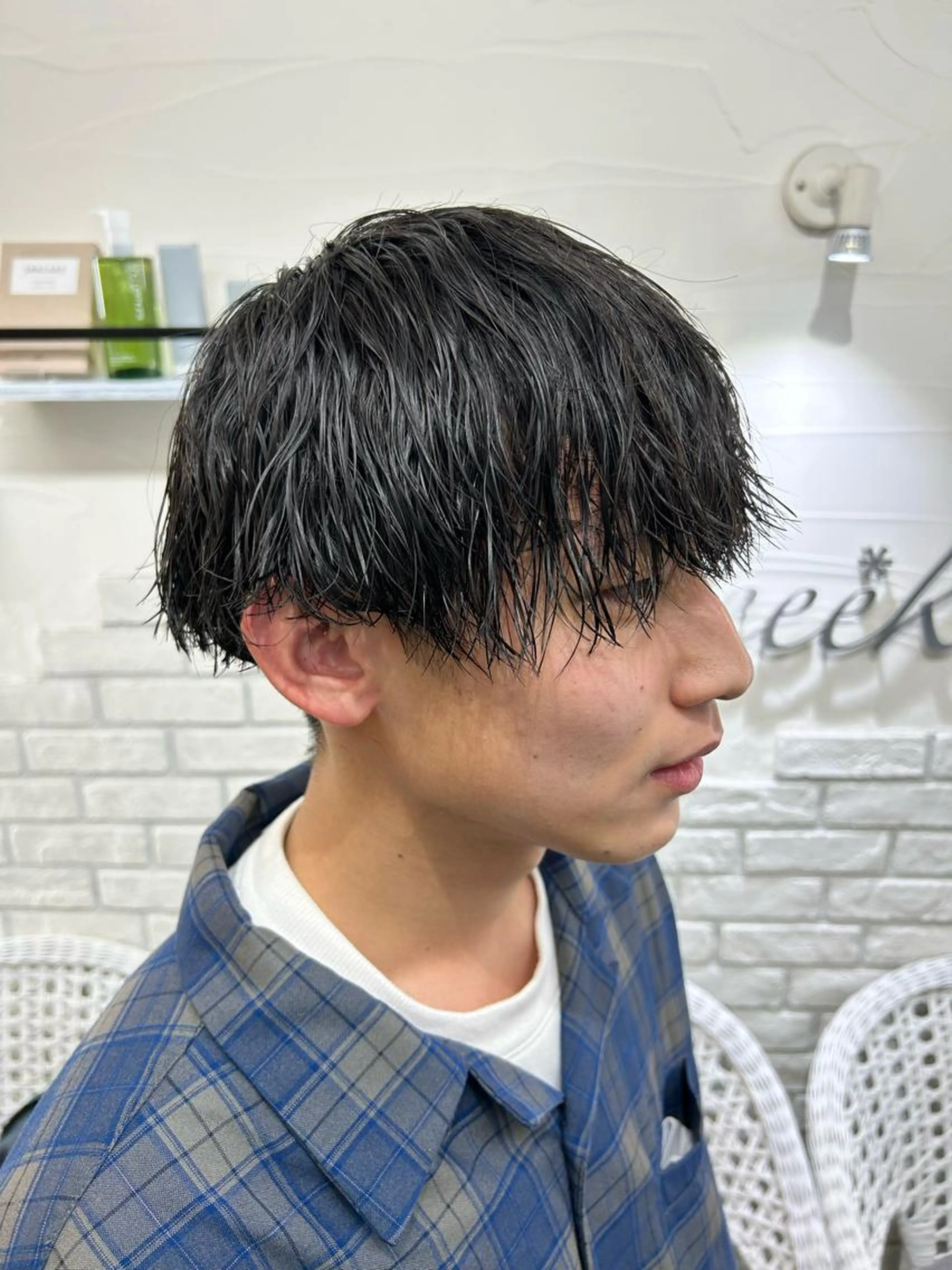 メンズカット+シャンプーブローの写真