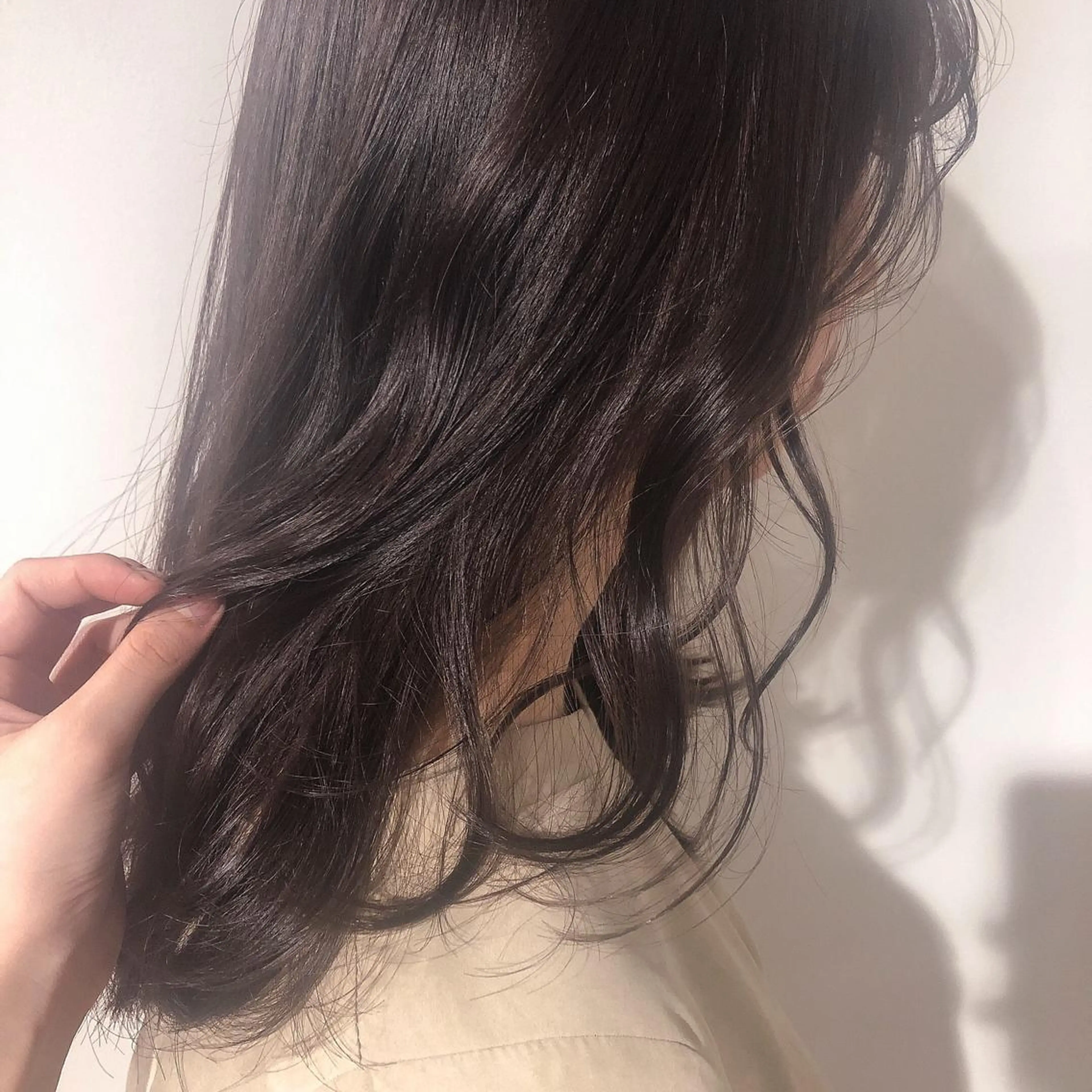 ミディアム カラー イルミナカラー ヘアカラー トリートメント 🌼透明感艶カラー オリーブ🌼河村咲のヘアスタイル