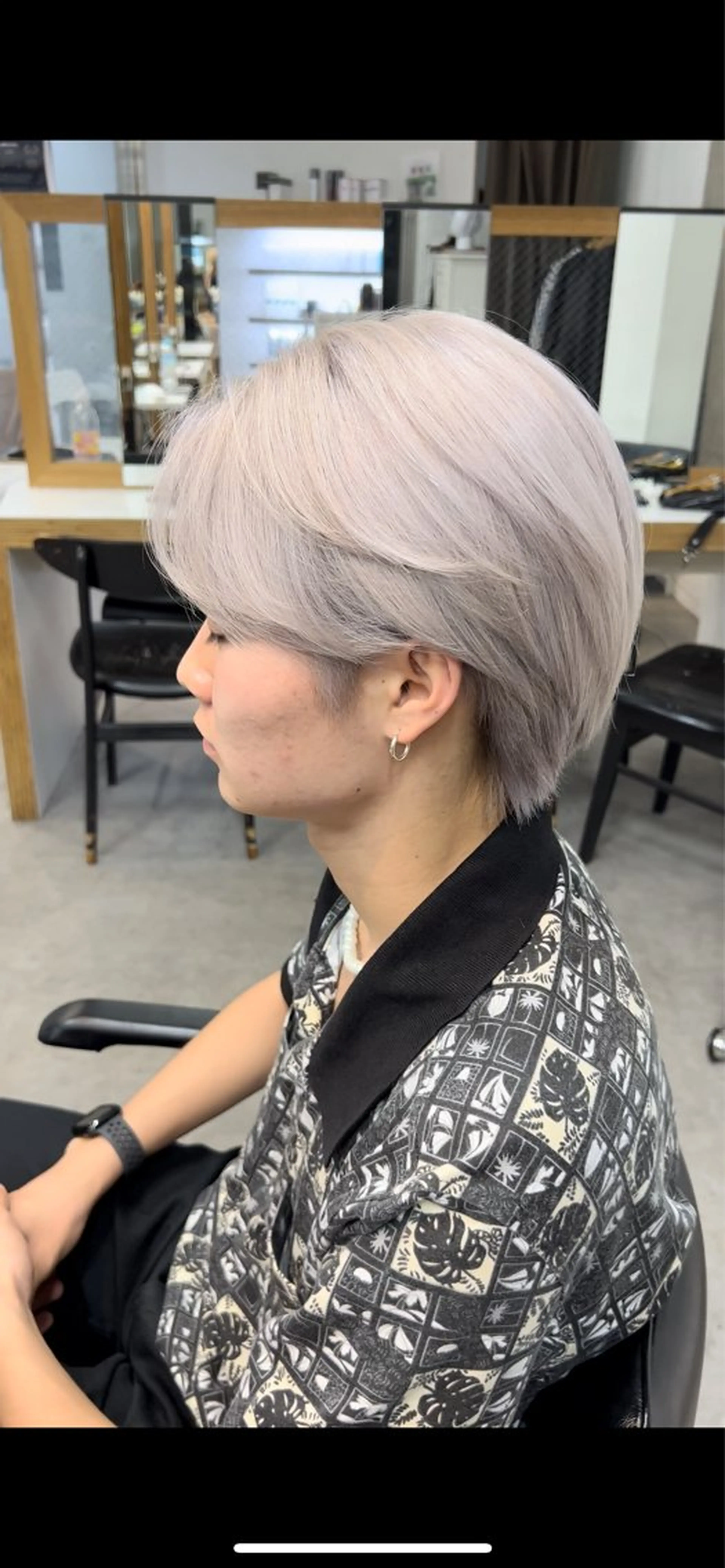 ブリーチリタッチカラーの写真