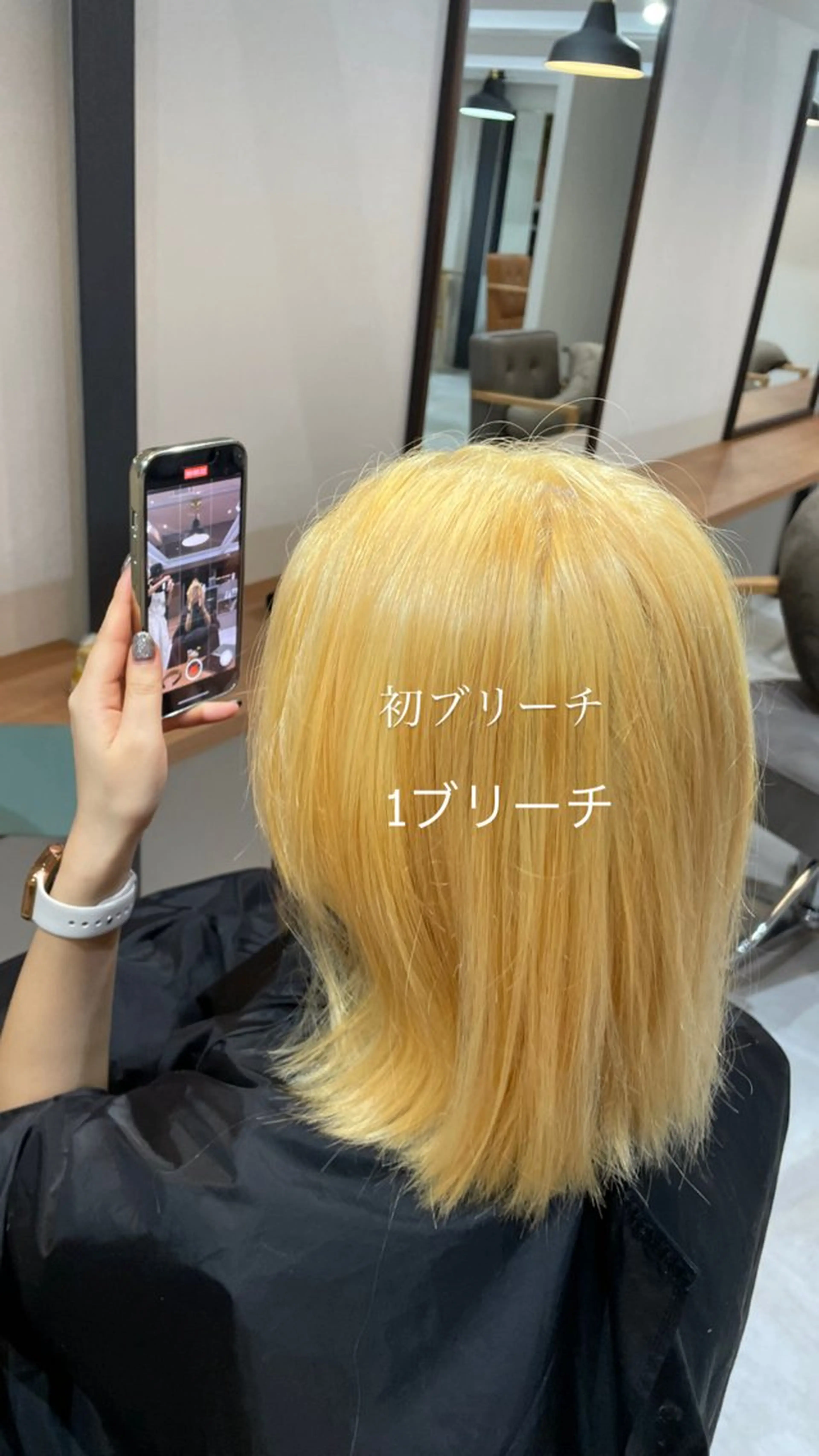 ショート 【ブリーチラベンダー の神様】💗髙島隆世のヘアスタイル