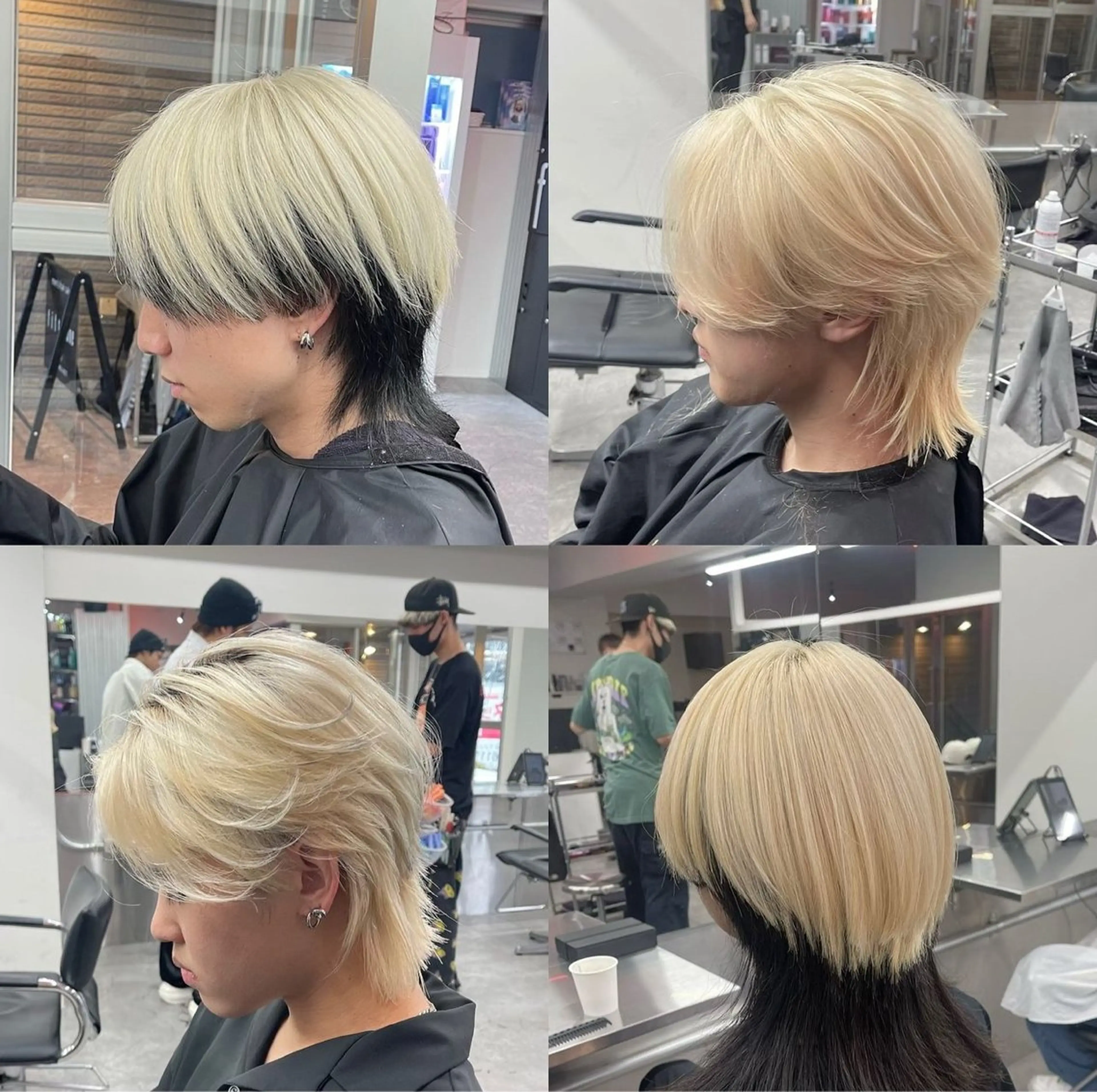 カラー メンズ カット ヘアカラー トリートメント えーき/ウルフ/ パーマ/トレンドのヘアスタイル