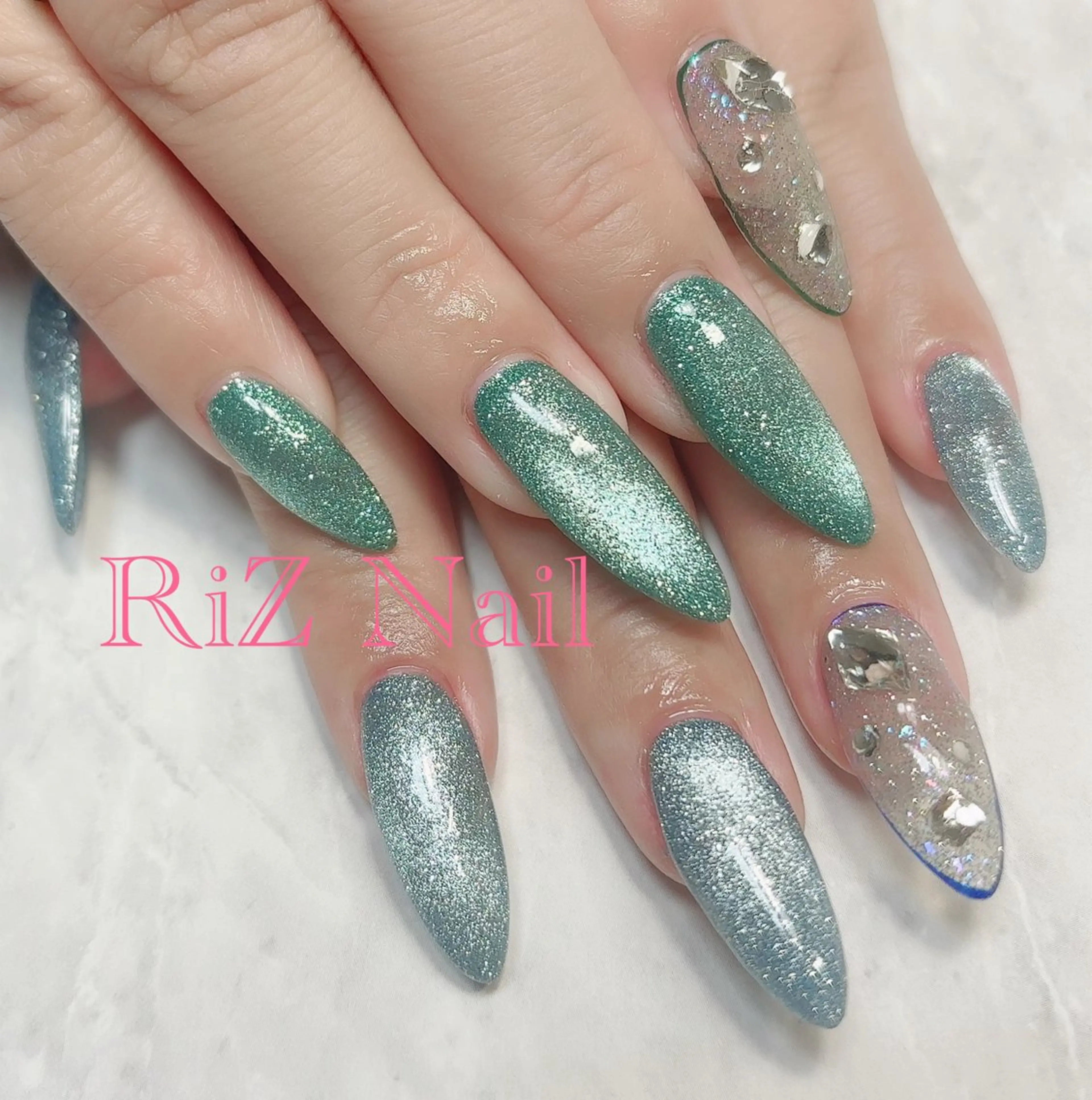 ネイル 持ち込み スカルプネイル RiZ nail salonのネイルデザイン