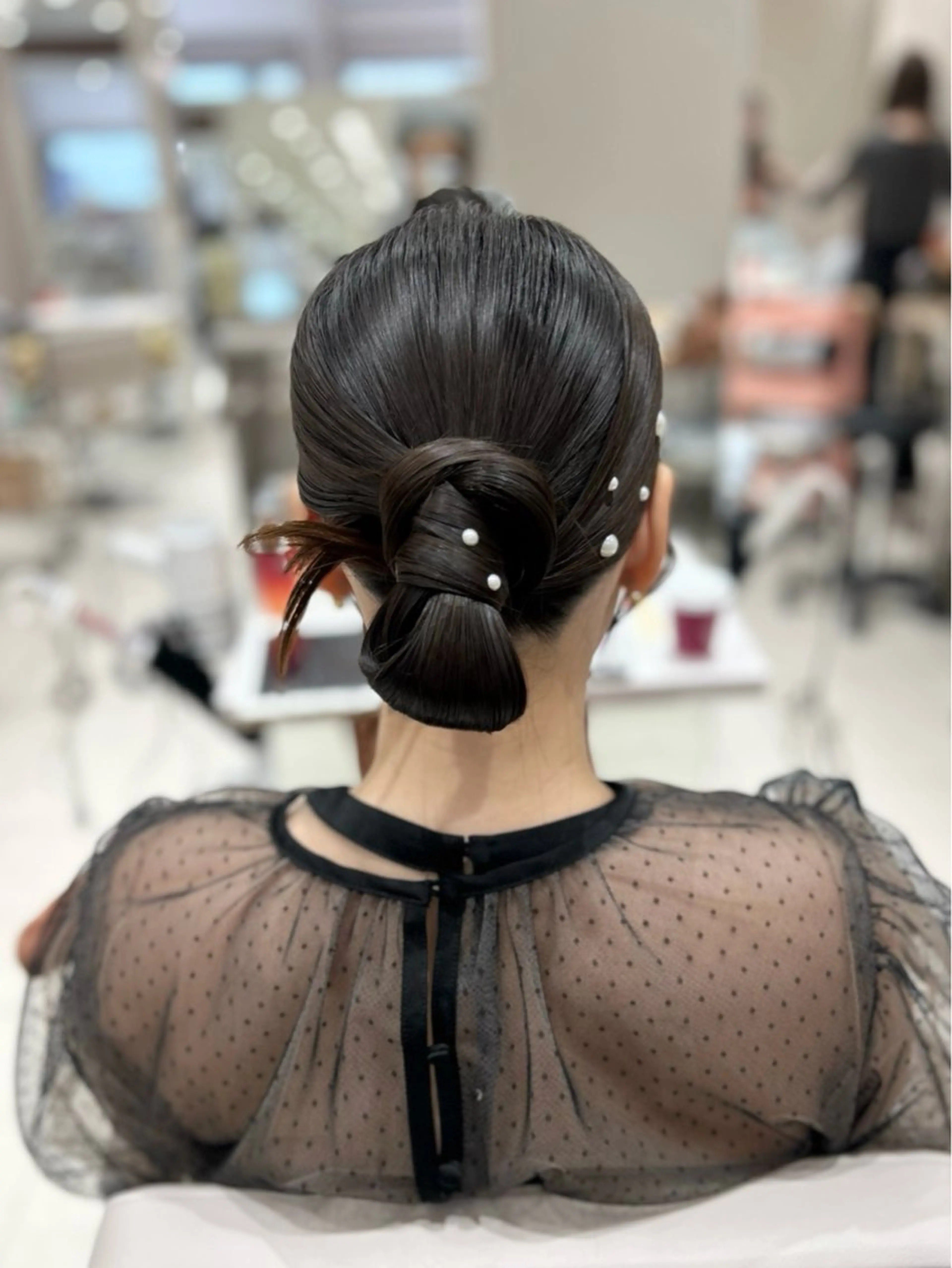 ロング カラー ヘアアレンジ ヘアセット 髙木美緒🌿 レイヤー/アレンジのヘアスタイル