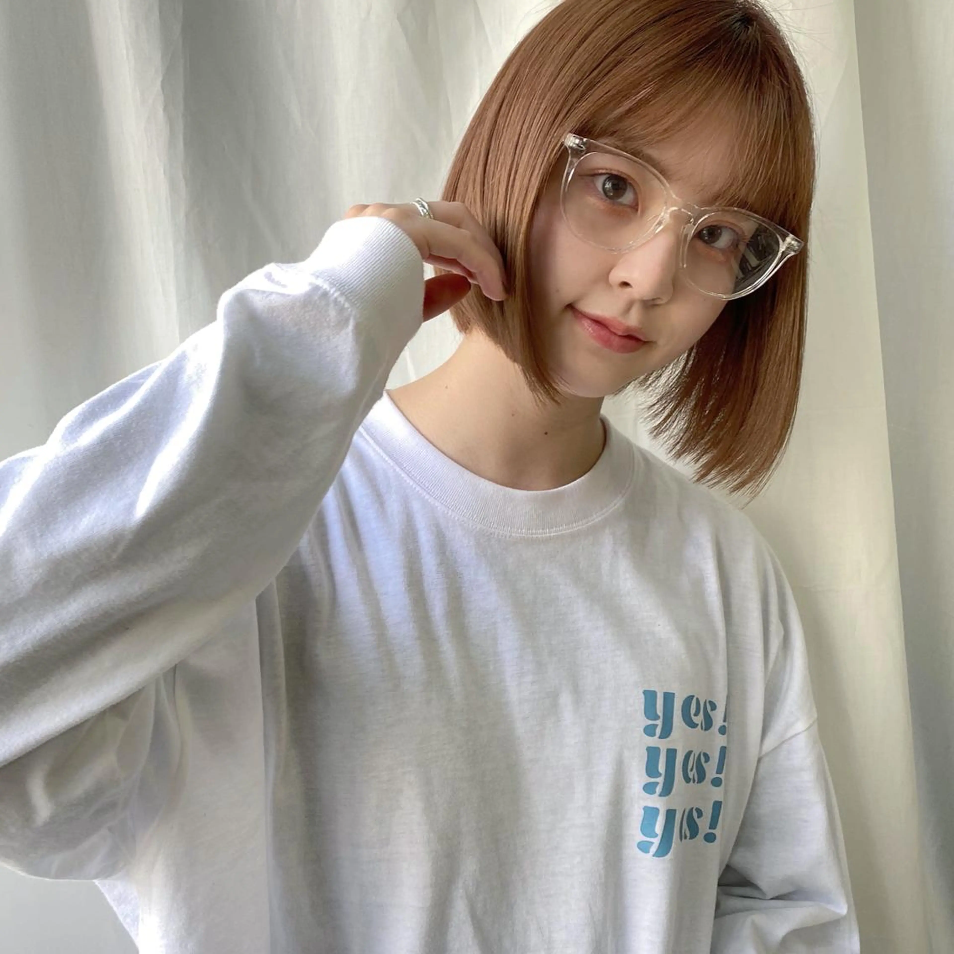 ショート カラー ベージュカラー カット パーマ キタダ ヒロキのヘアスタイル