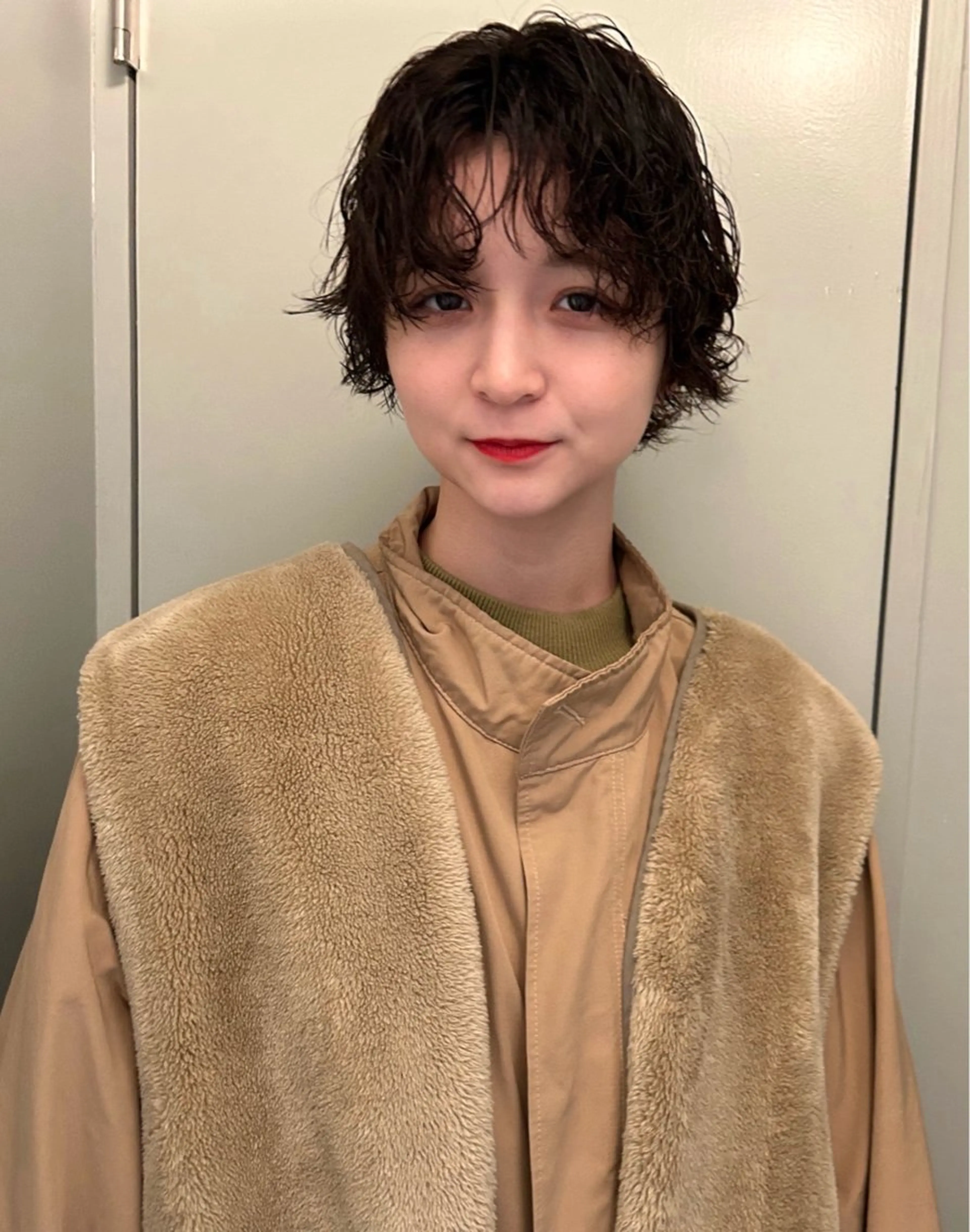 ショート パーマ くせ毛 ショートヘア レイヤーパーマ🪐 伽羅のヘアスタイル