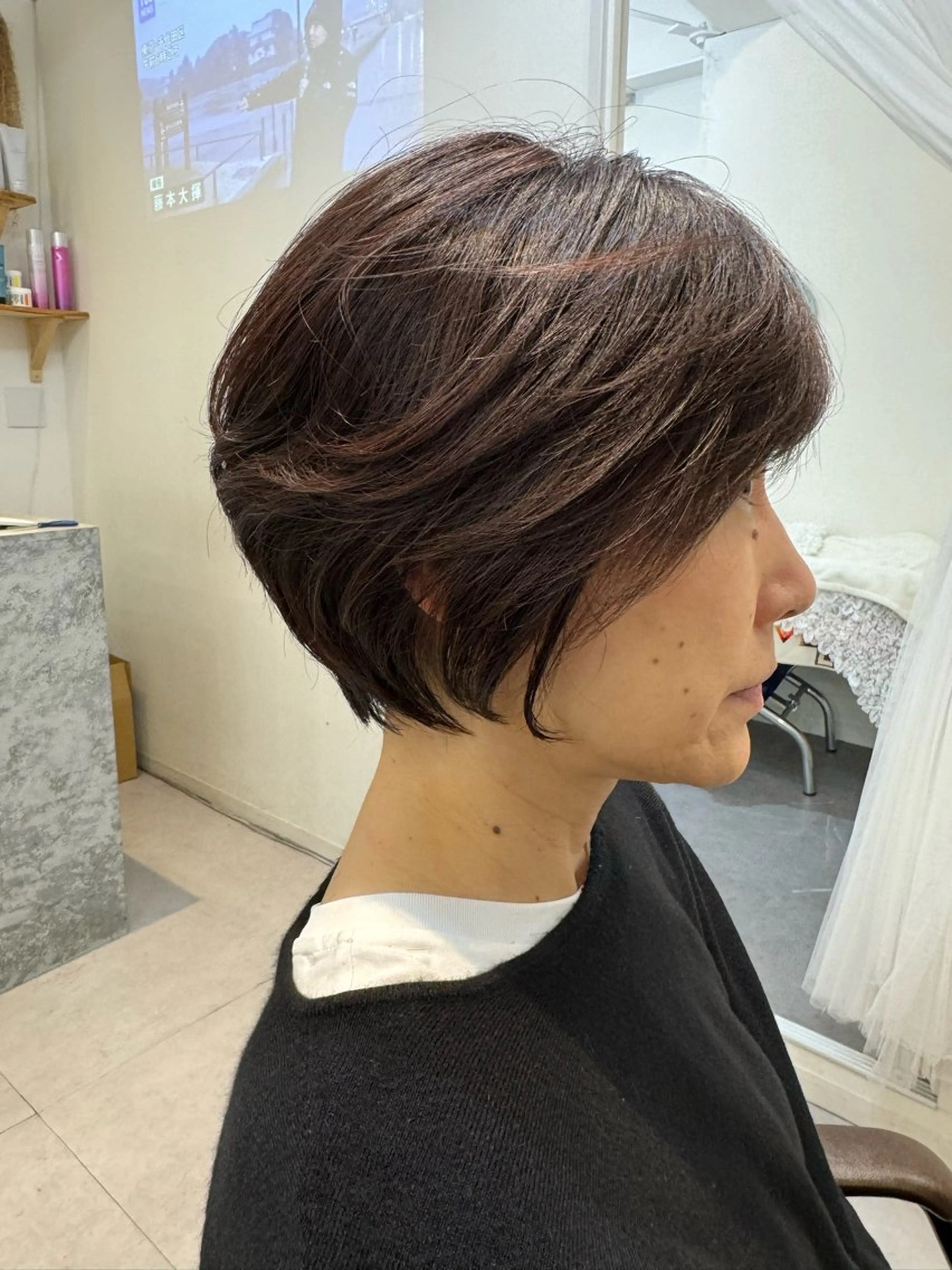 ショート カラー ショートヘア トリートメント Dxxxx III所属・オシャレ女性目線の 大人メンズ❁⃘*.ﾟのヘアスタイル